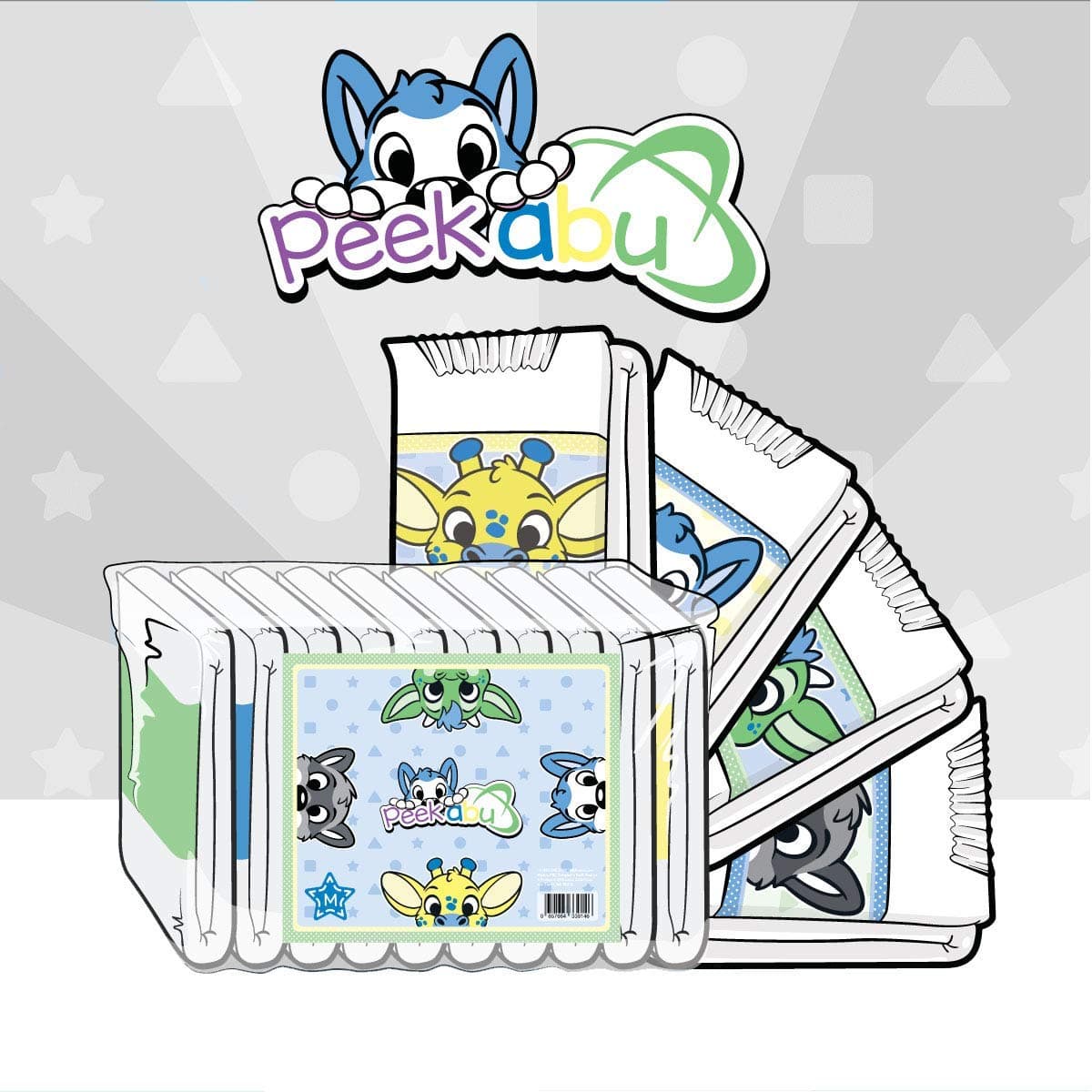 ABU PeekABU Diapers - Pack of 10 (Extra Large)