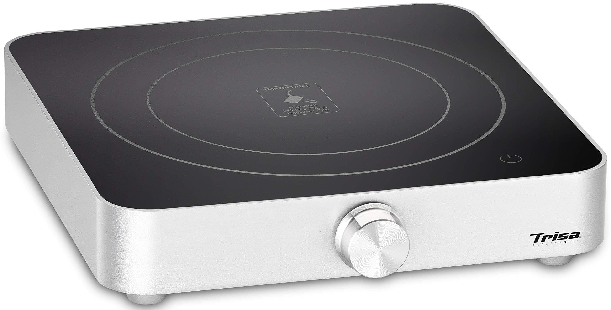 Trisa 7762.7545 hob Black, Silver Countertop Zone induction hob 1 zone(s)