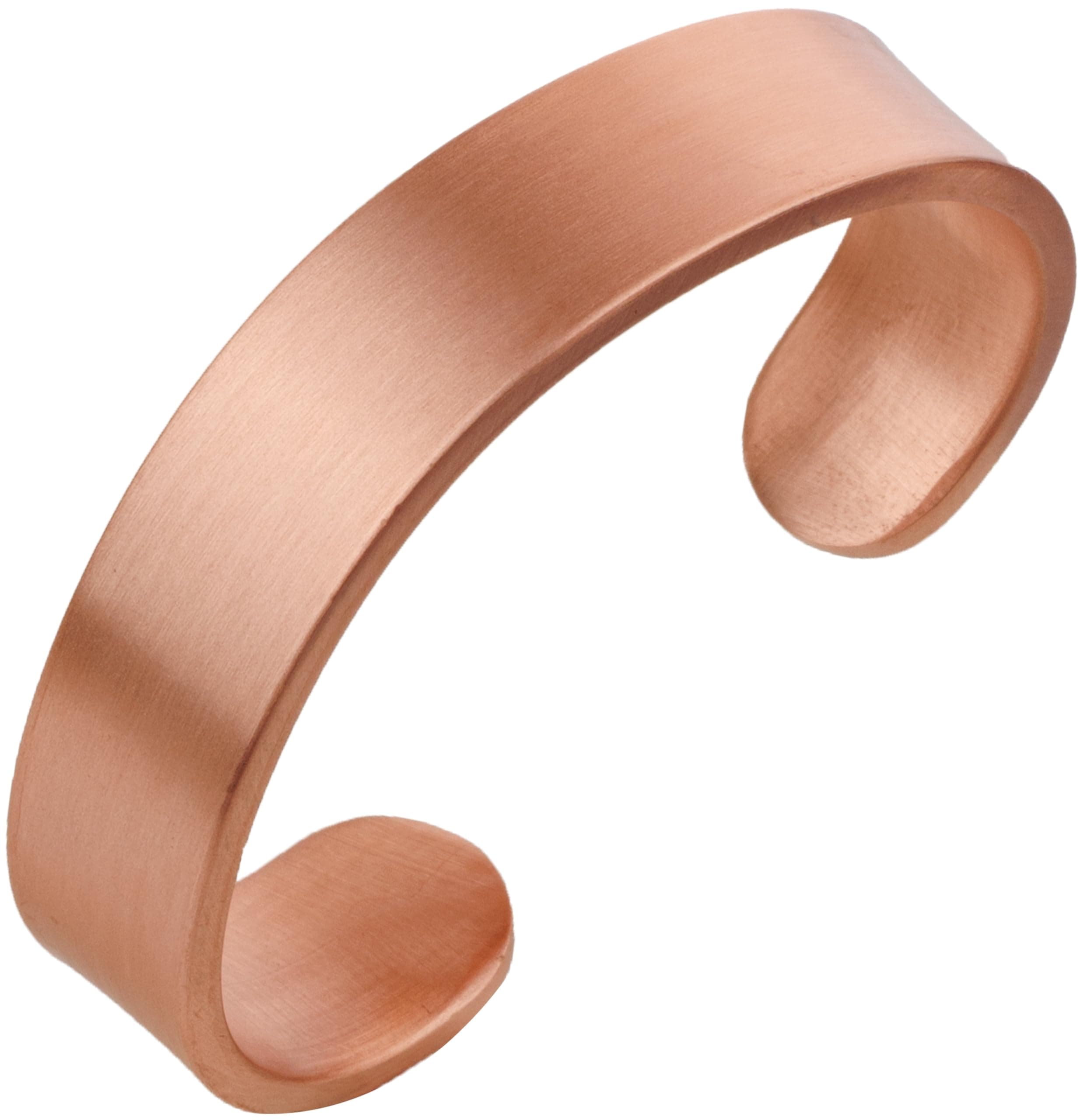DEMMEX Premium 3mm Thickest Pure Turkish Copper Bracelet - Solid, Uncoated, Non-Magnetic - 1/8" Copper Thickess, Thickest of its Kind & A Statement Piece - Fall 2024, Unisex