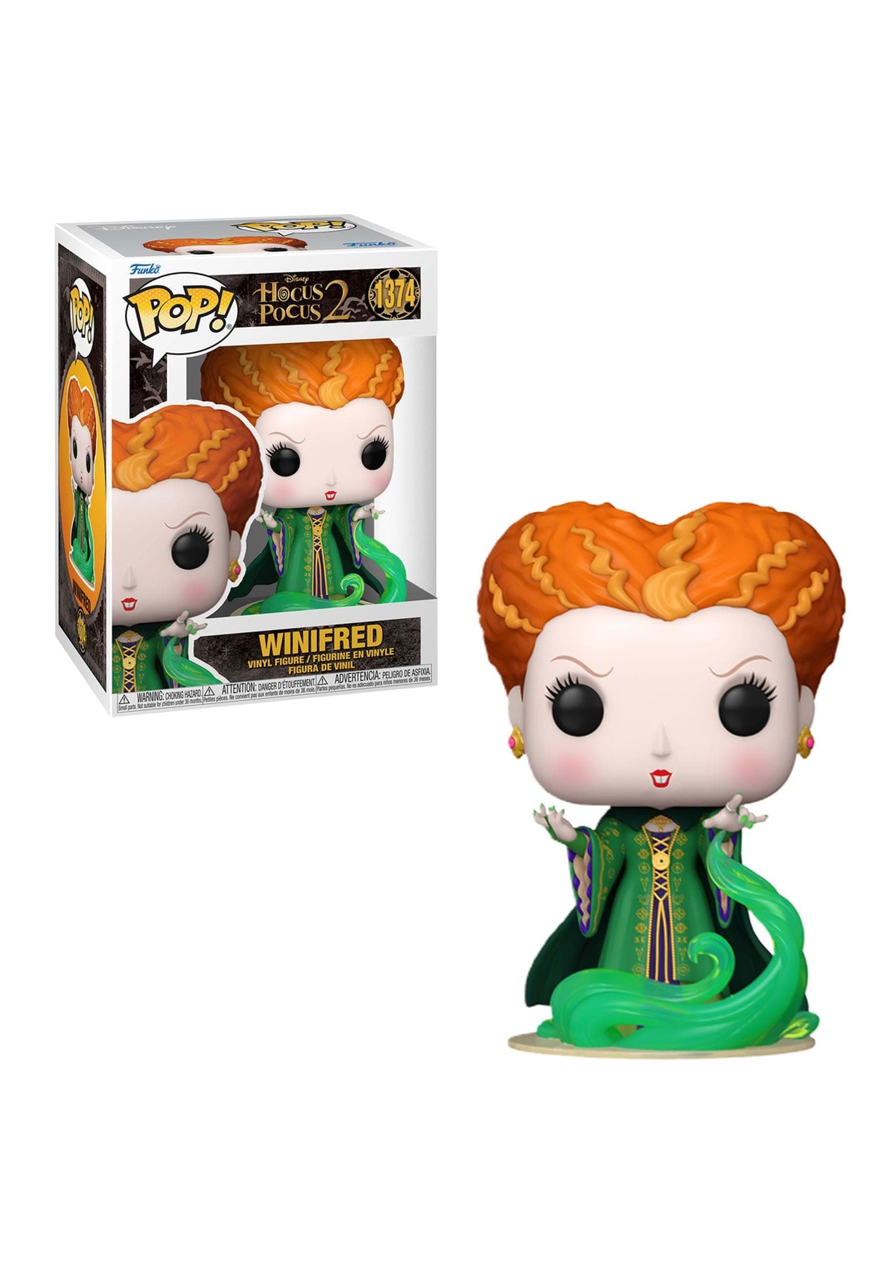 POP! Disney: Disney Hocus Pocus 2- Winifred Sanderson - (Smoke) - Collectable Vinyl Figure - Gift Idea - Official Merchandise - Toys for Kids & Adults - Movies Fans