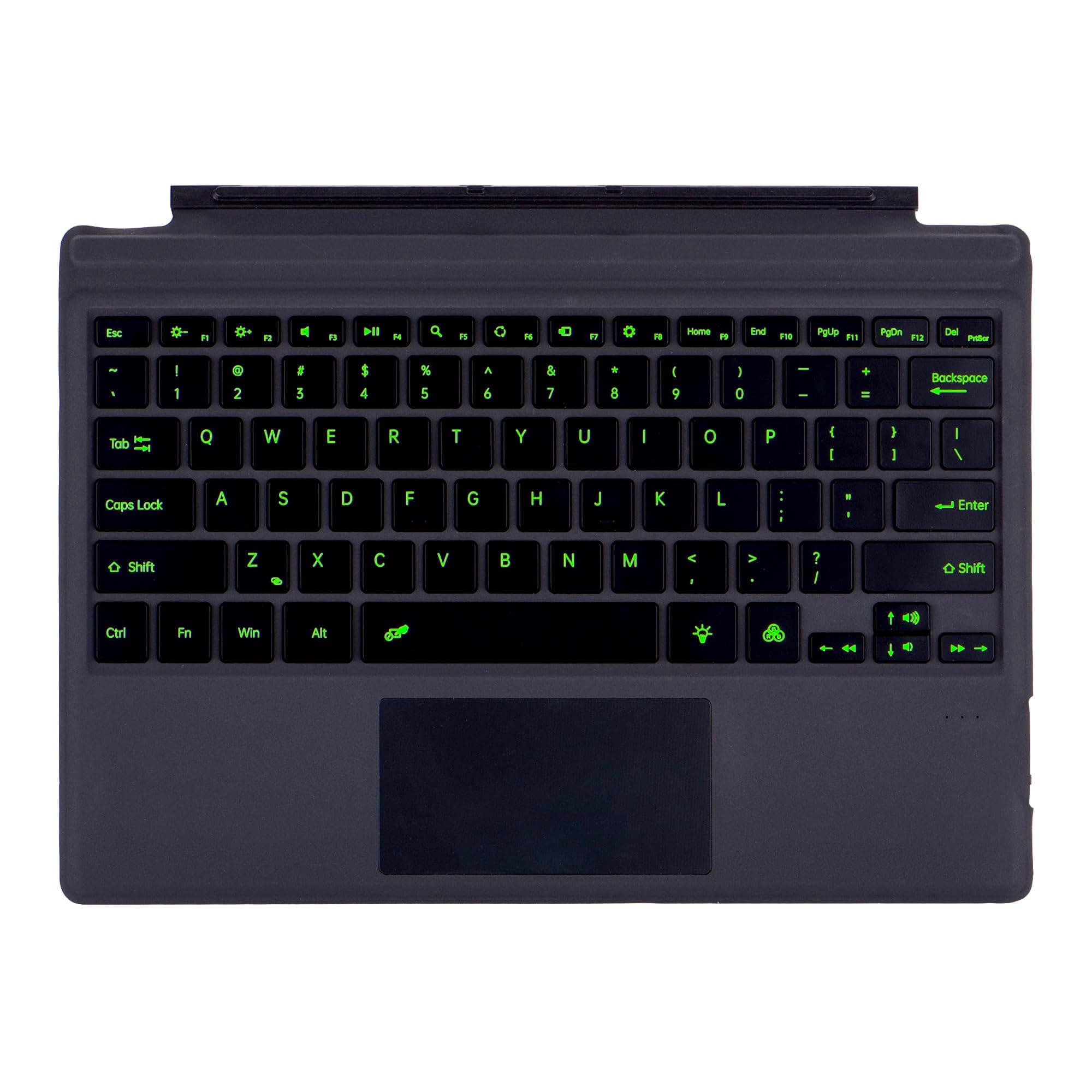 Type Cover For Microsoft Surface Pro 7+ / 7 6 5 4 3, 12.3 Inch, Ultra-Slim Wireless Tablet Keyboard With Multi Touchpad Bluetooch (Black)