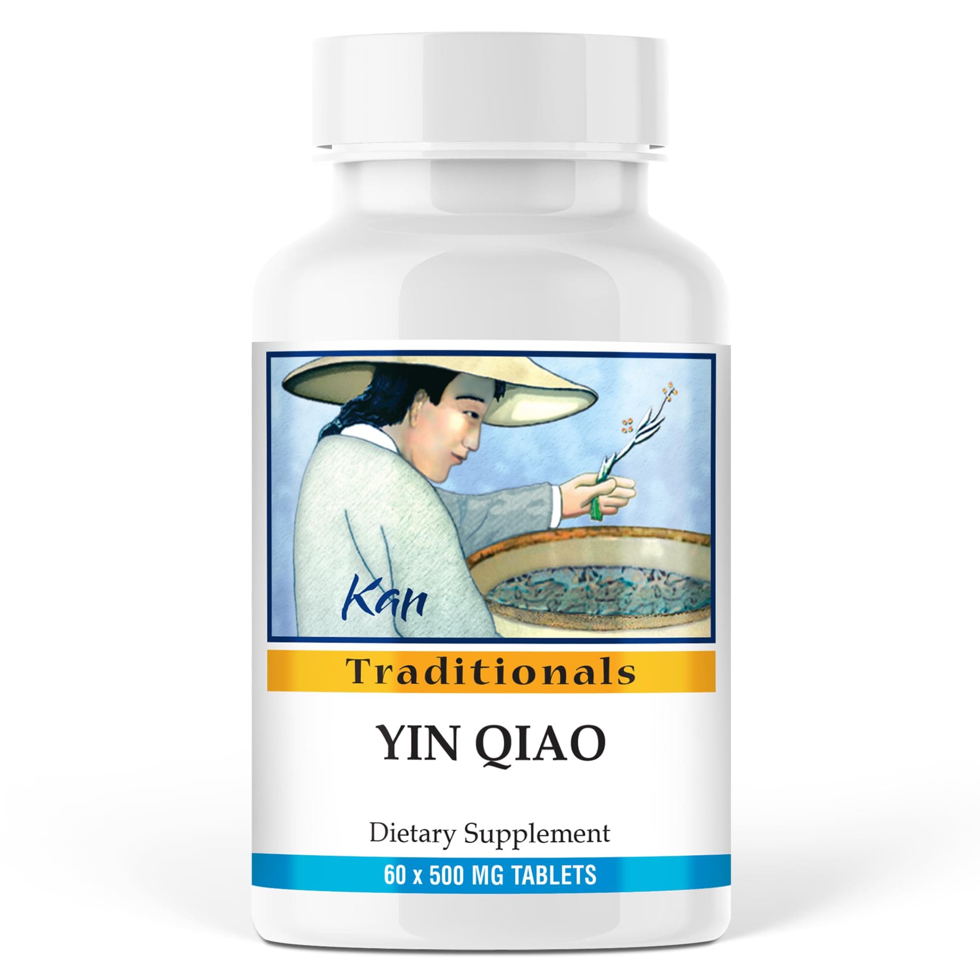 Company Yin Qiao Formula – Traditional Chinese Herbal Blend with Honeysuckle & Forsythia for Seasonal Balance and Respiratory Wellness, Herbal Supplement, 60 Tablets