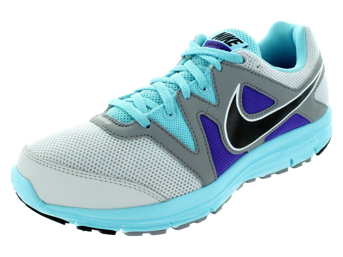 Nike Lunarfly+ 3 Womens 487751-006 (6.5, Pure Platinum/Black-Bright Mango-Action RED)