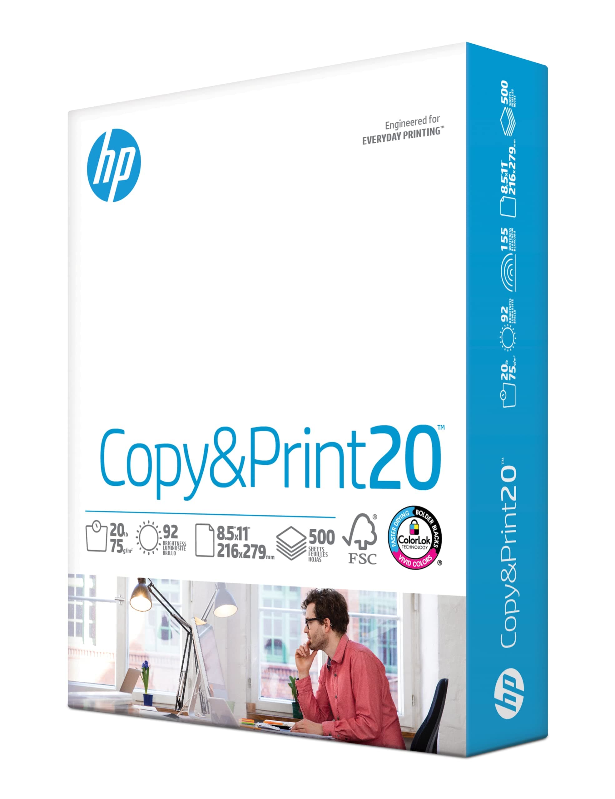 HP Printer Paper, Copy, Premium Paper Palette, Copy Print 20
