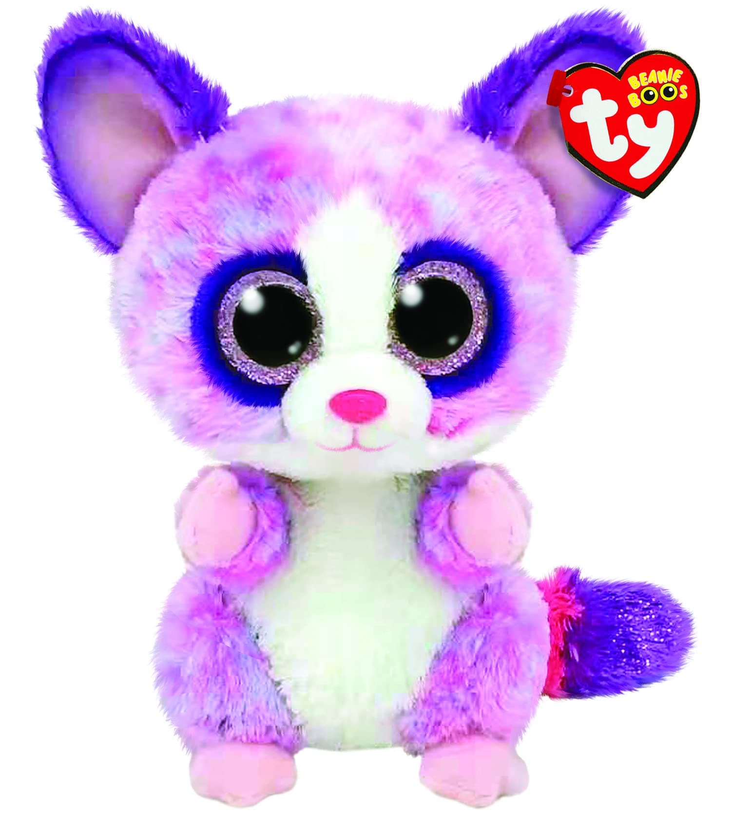 Toys Beanie Boo Pink Bush Baby Becca - 15 CM, Purple (2009296)