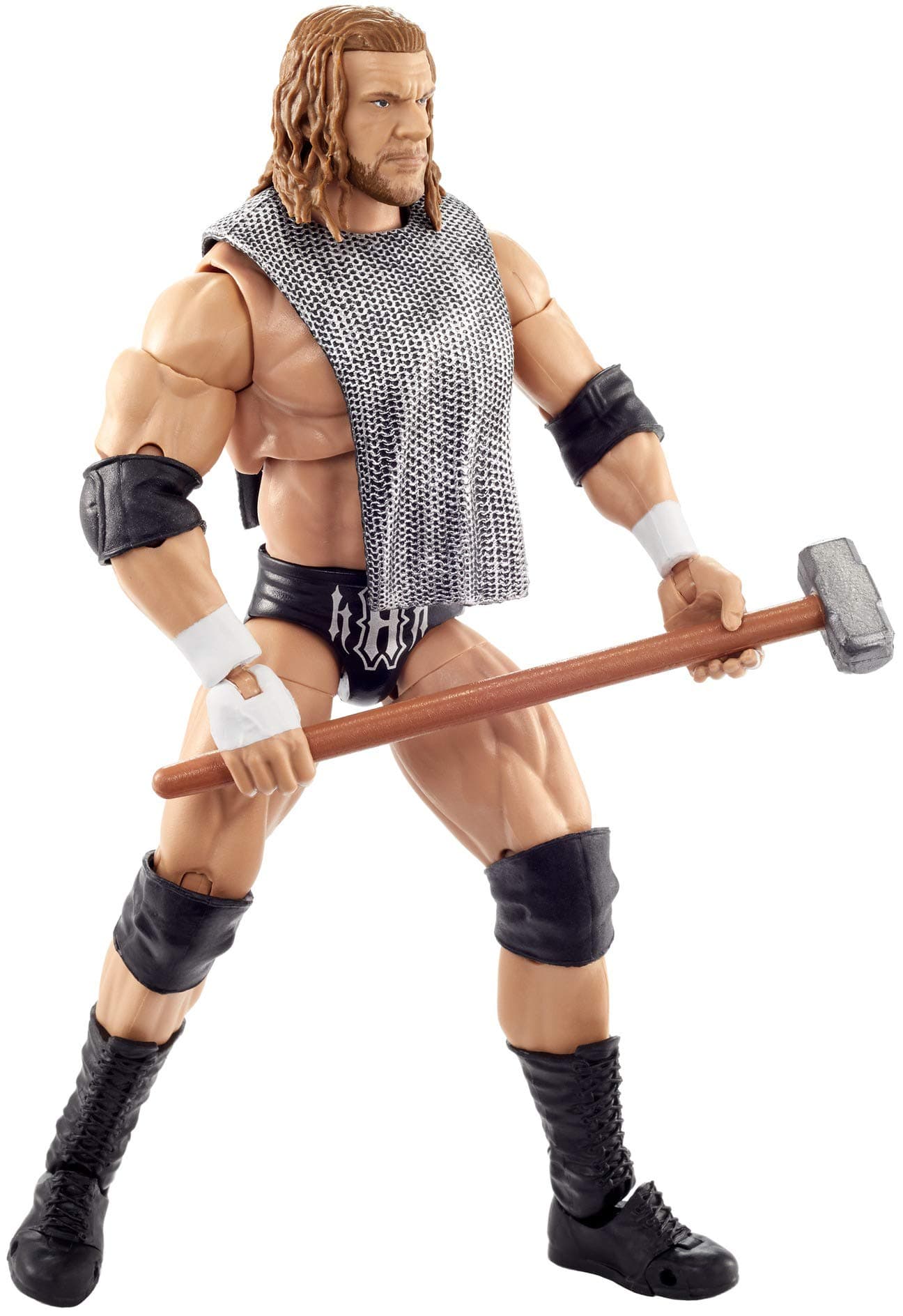 WWE Triple H Ultimate Edition Wave 3 Multiple-Pose 6-inch Action Figure with Entrance Gear, Extra Heads & Swappable Hands 