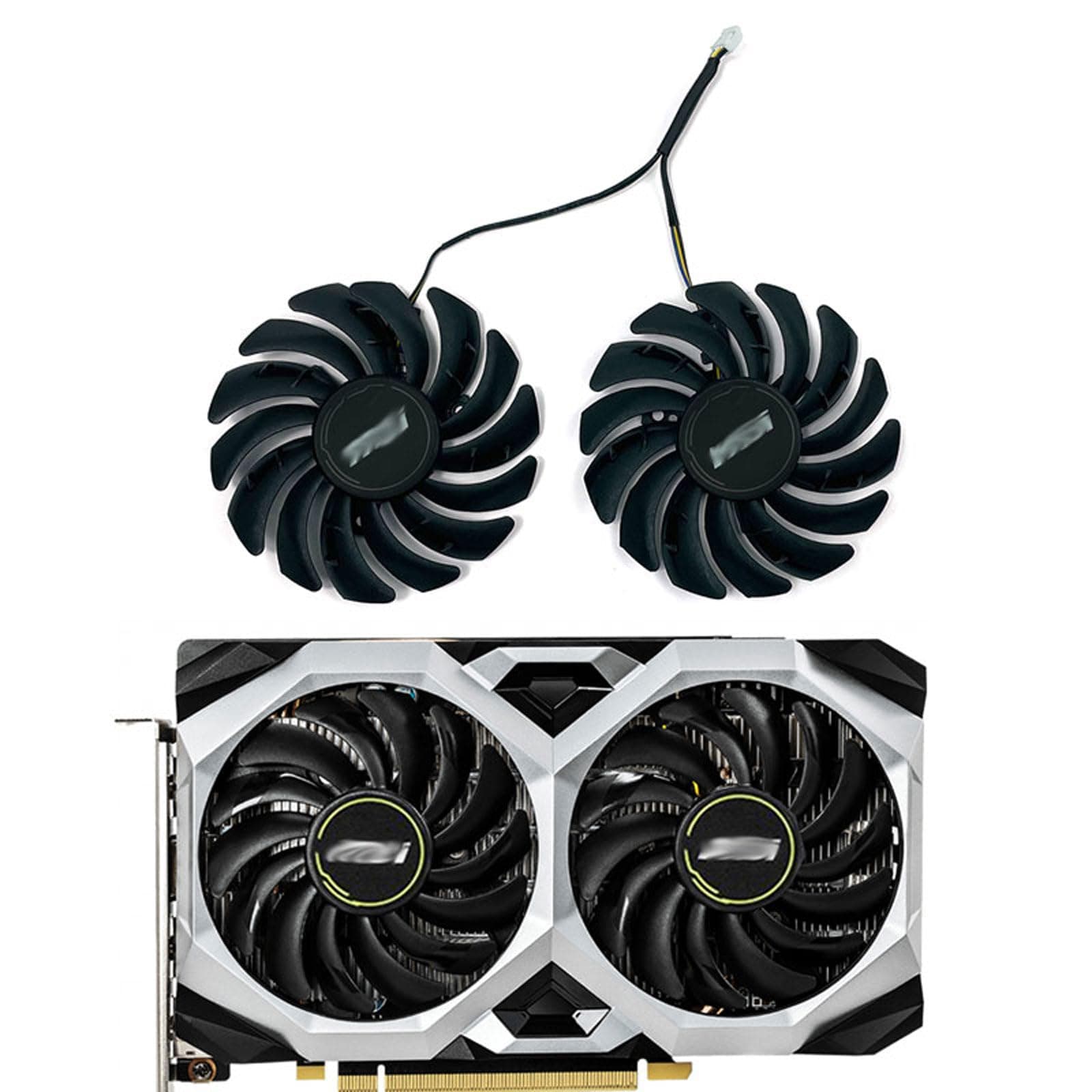 2pcs 87mm PLD09210S12HH 1660 Super GPU Fan for MSI GeForce GTX 1660 Super 1660Ti RTX 2060 Ventus XS OC Cooling Graphics Card Fan