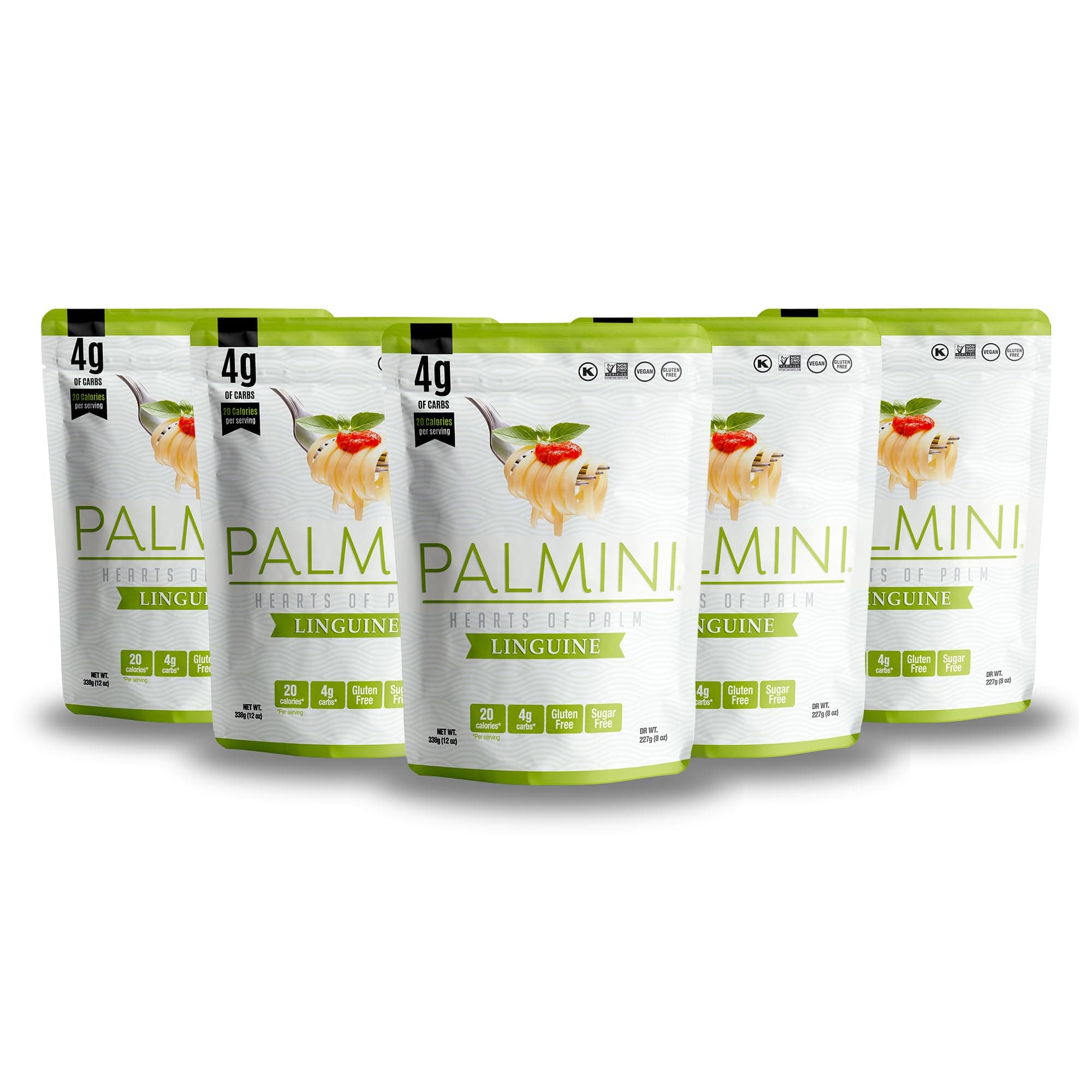 Palmini Low Carb Linguine Carb 4g As Seen On Shark Tank Palm Nut Pasta 340g/12oz (Pack of 6)