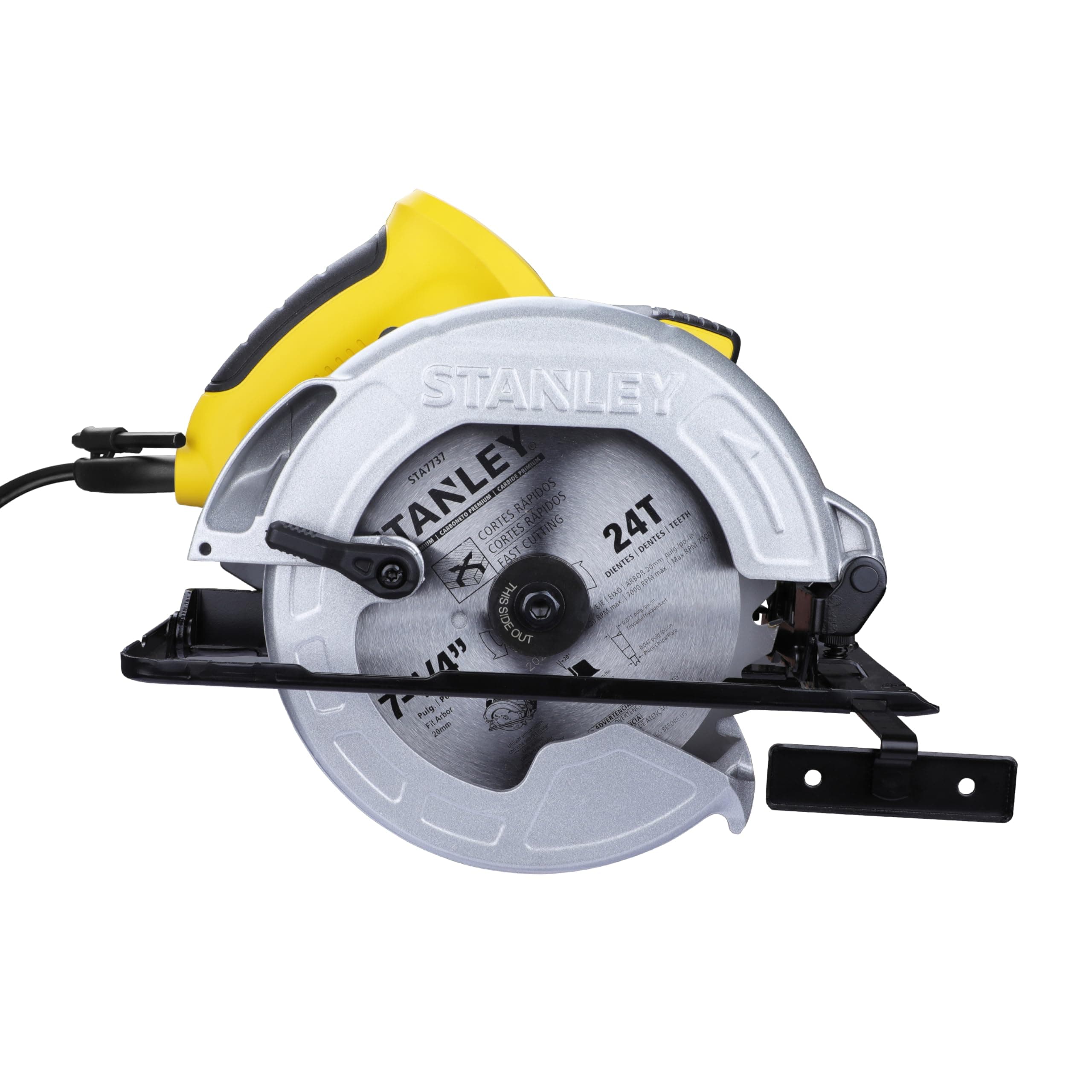 SC16-IN 7-1/4'' 1600W 5500 RPM Corded Electric Circular Saw with 24T Blade for Tradesmen & Professional Use, 1 Year Warranty, YELLOW & BLACK