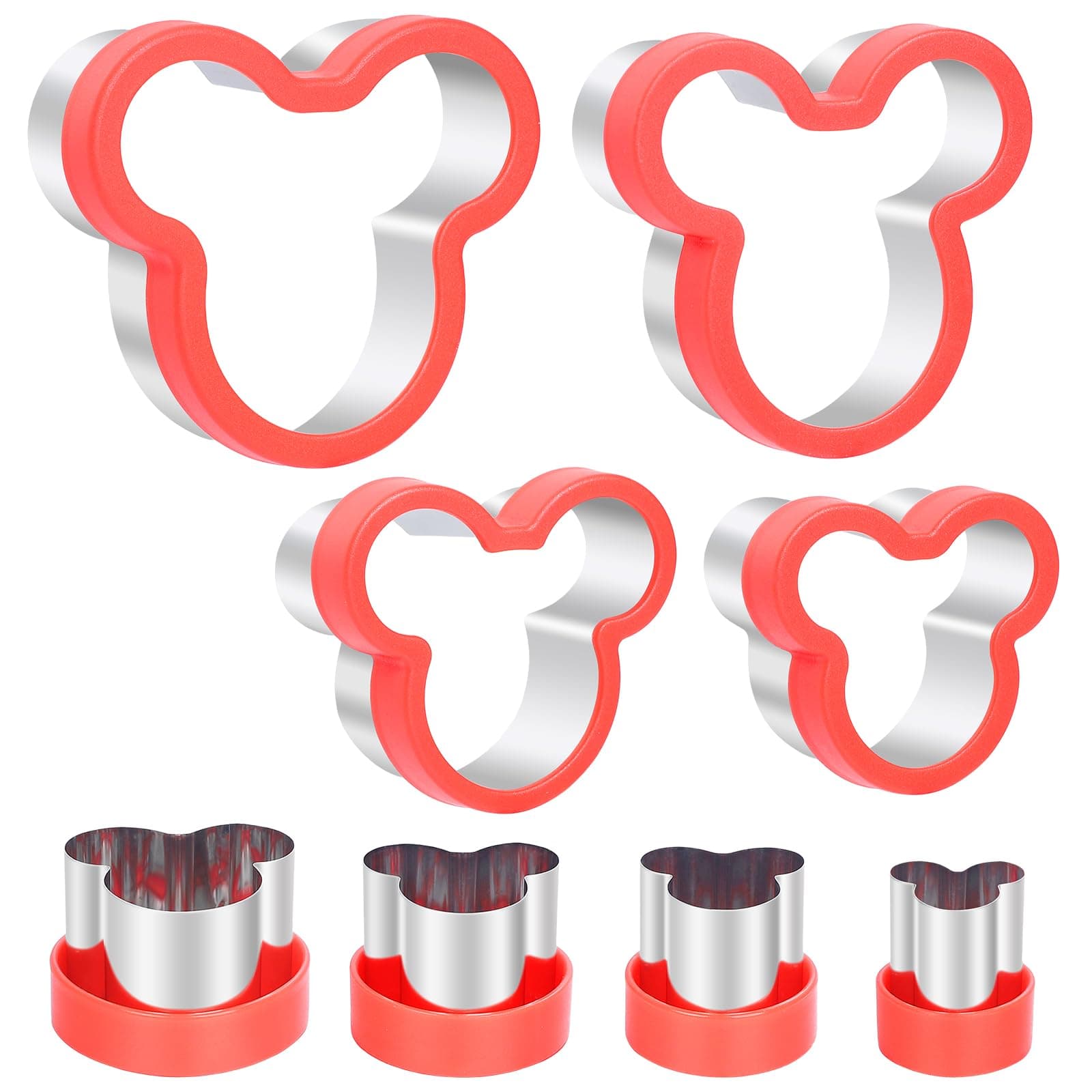 Cookie Mold for Homemade Treats - Stainless Steel Cookie Cutter molds for Kids Suitable for Cakes Sandwiches Vegetables Fruits and Cookies (Assorted Sizes)