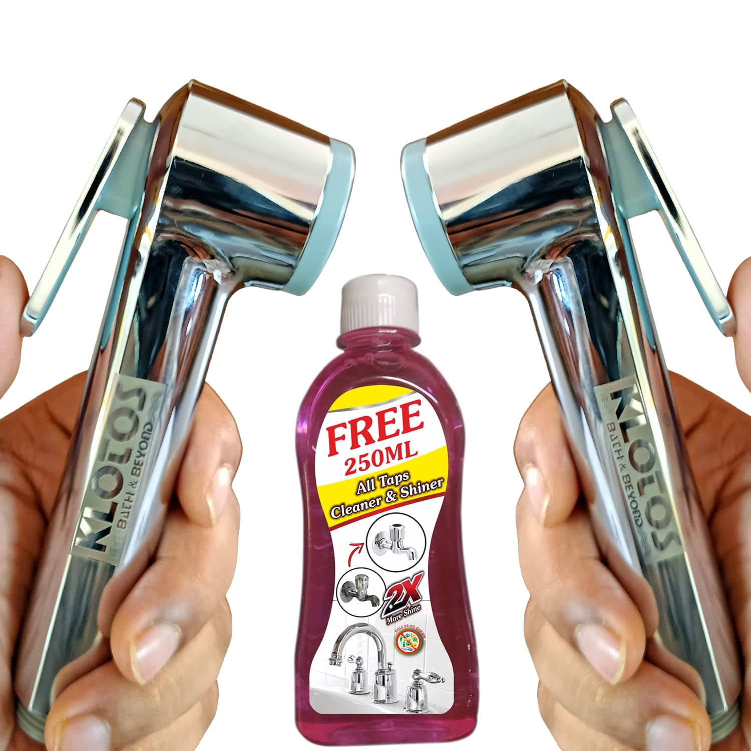 KLOTOS Ultra Health Faucet Gun Bathroom faucets Sprayer for Toilets, Bidet and Diaper Sprayer Attachment, Easy to Installs for Home or Rentals