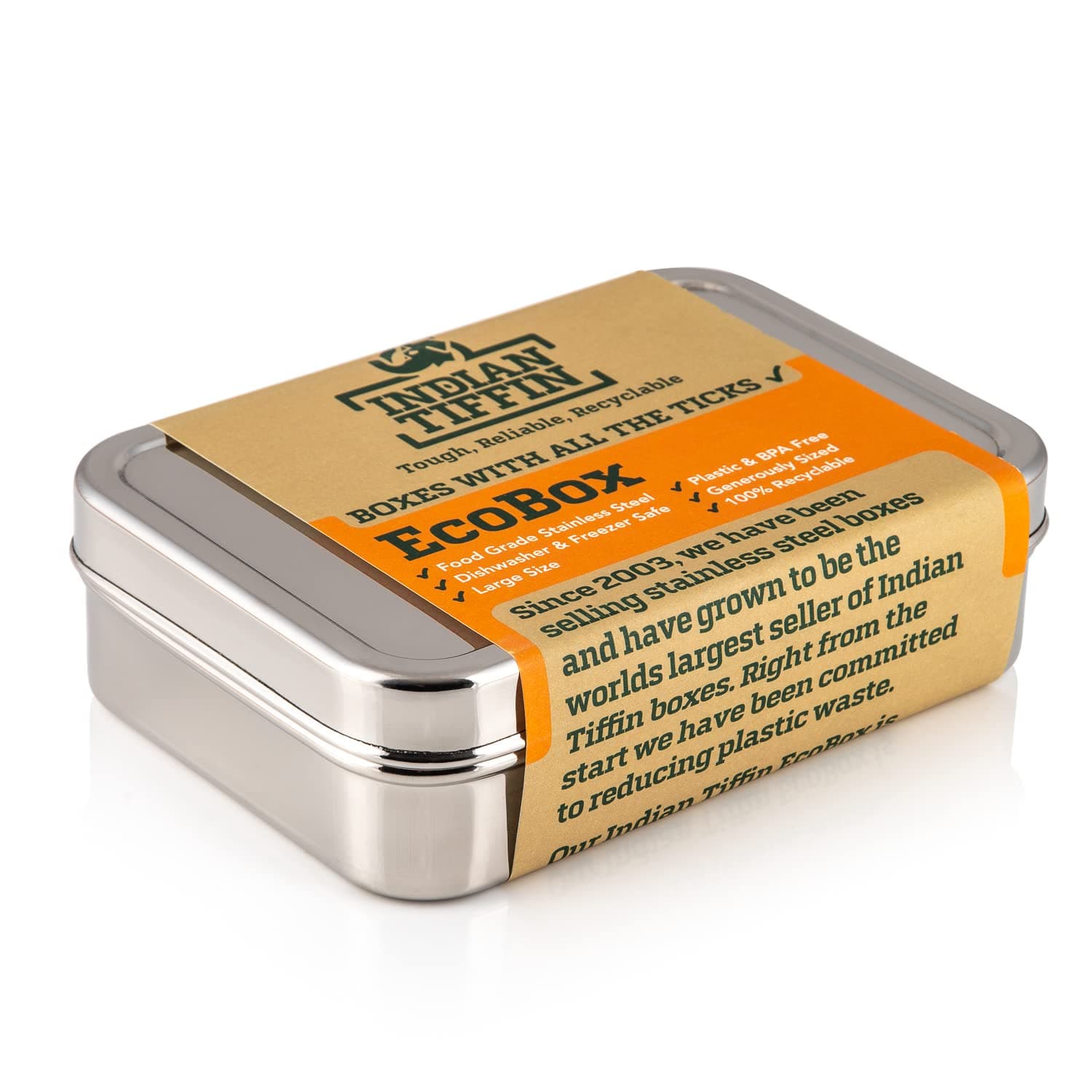 Indian Tiffin Single Layer EcoBox Lunchbox