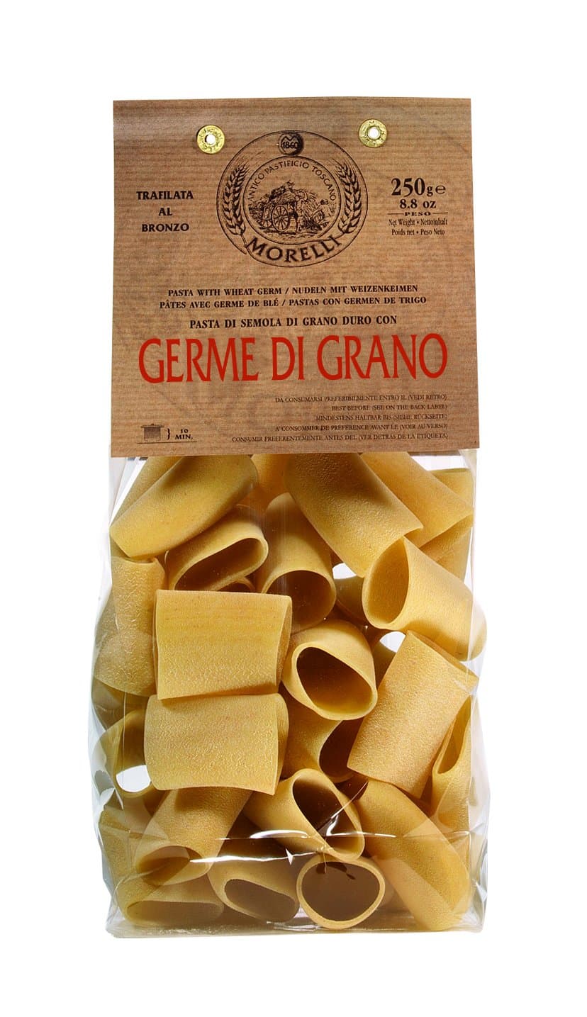 Morelli Pasta Factory - Paccheri with Wheat Germ -gr. 250 x 12