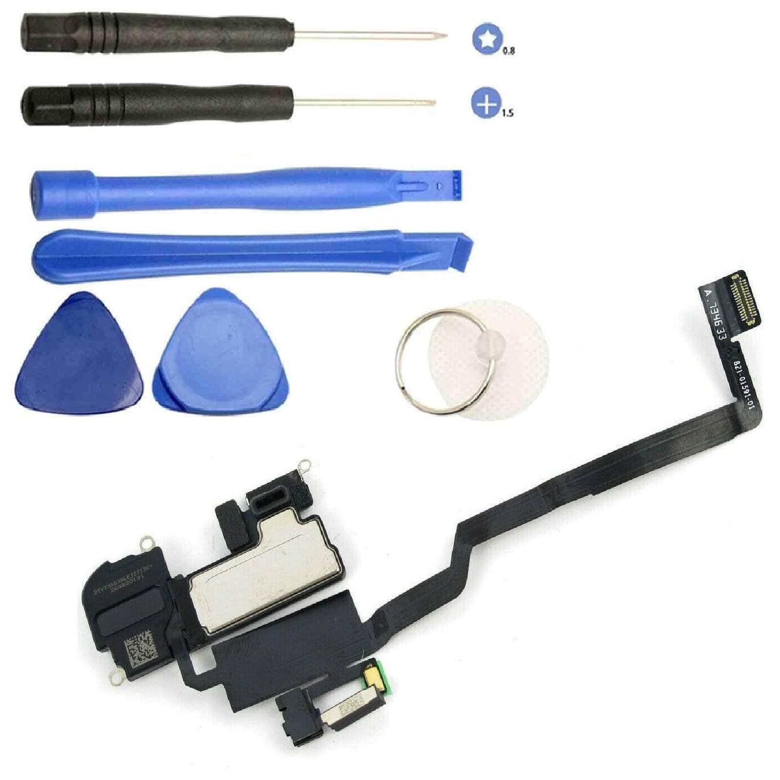Ear Speaker Flex Cable For iPhone X (5.8") Proximity Sensor & Ambient Light Sensor Replacement With Tool Kit 821-01591-A