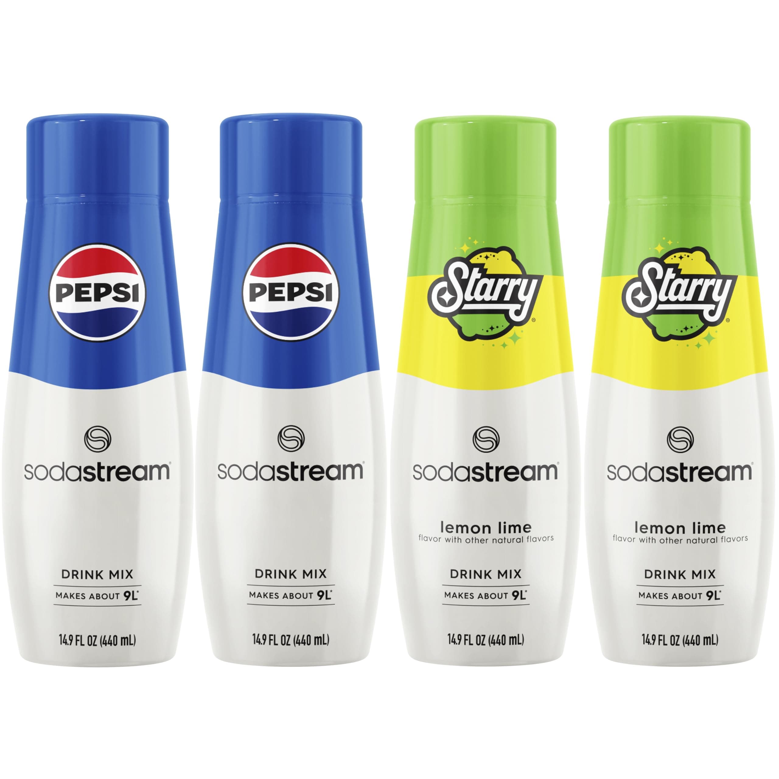 Pepsi® Starry® Beverage Mix Variety Pack (440ml, Pack of 4)