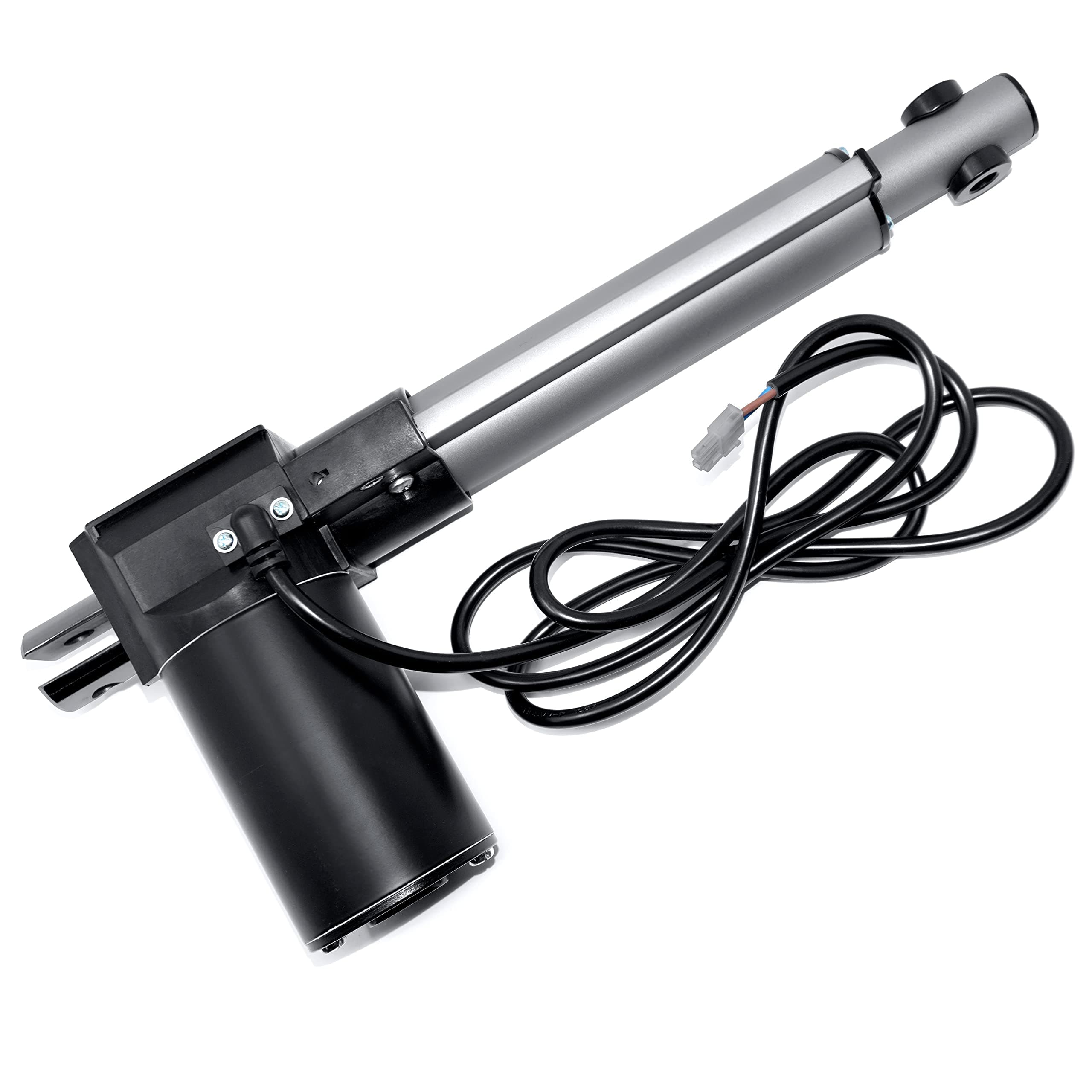 12V Linear Electric Actuator - 12 inches Stroke, 600 lbs Force with Low-Current Rating DC Motor and Durable Stroke for Automotive, Medical, Robotics Usage, PA-03-12-600