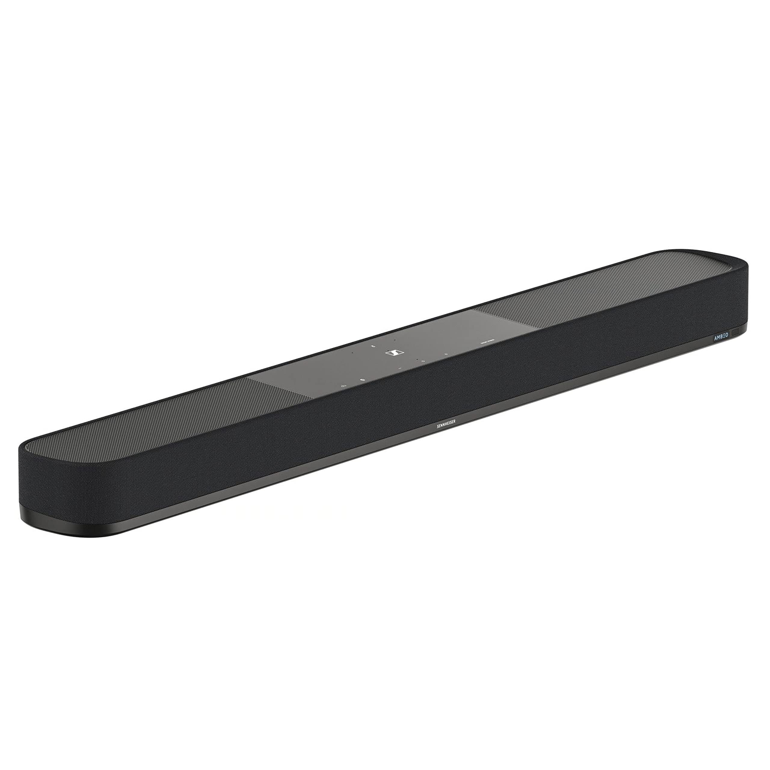 AMBEO Soundbar Plus for TV and Music with Immersive 3D Surround Sound, Virtual 7.1.4 Speaker Setup, Built-in Dual Subwoofers, Advanced Streaming Connectivity,Night Mode,Black