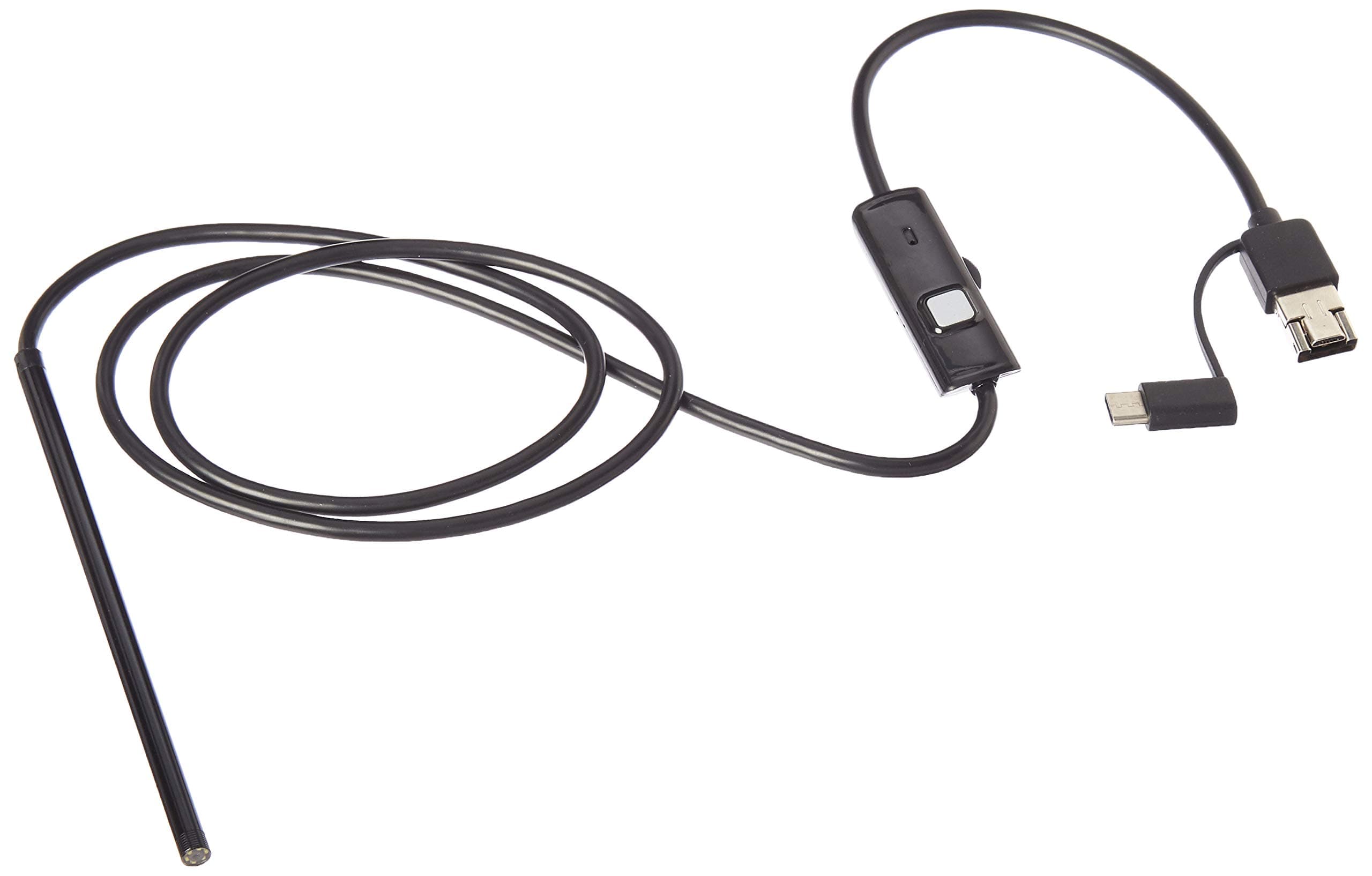 YASSUN USB Endoscope - Ear Cleaning Endoscope Inspection Camera Digital Ear Camera with 6 LED Lights for Micro USB and USB-C Android Devices, Windows and MAC PC Computer