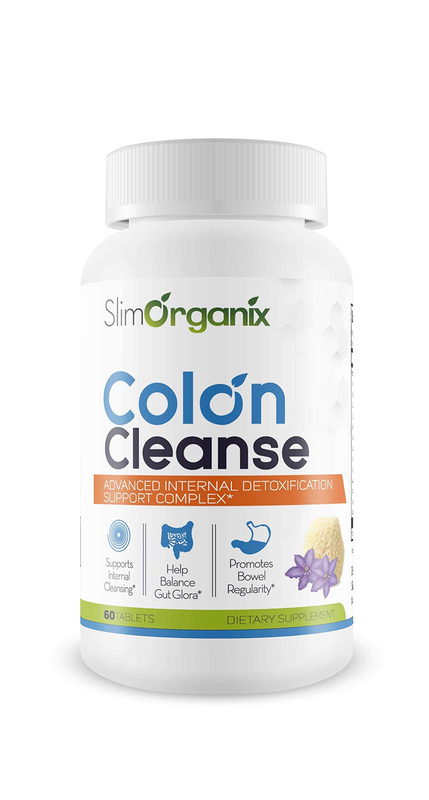 Slim Organix - Cleanse -Extreme Cleanse Master Blend- Flush Excess Waste and Toxins- Increase Nutrient Absorption- Promote Weight Loss -100% Natural Key Ingredients