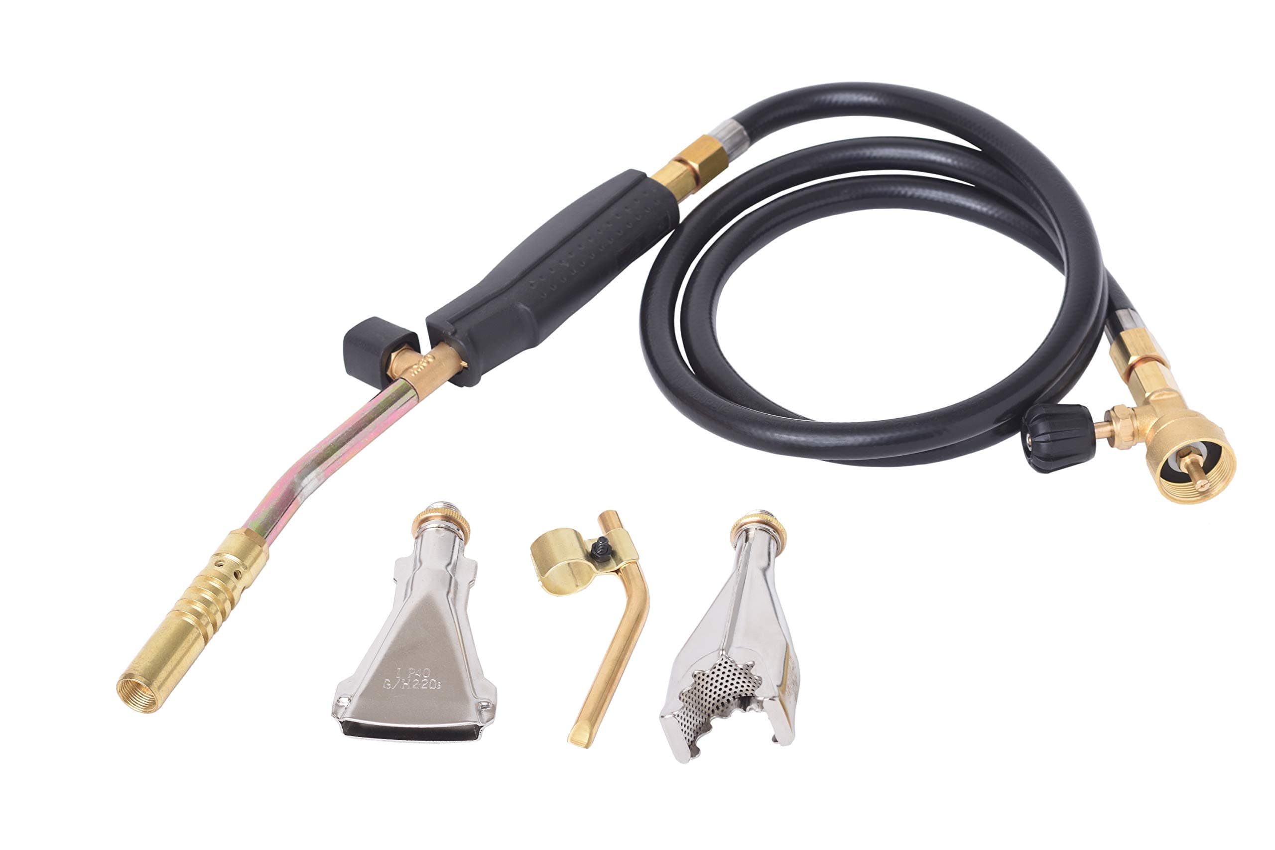 Propane Gas Torch 6,000 BTU Kit w/ 3 Burners for Melting, Brazing Gold and Silver Precious Metals, Welding, Soldering, and Repairs