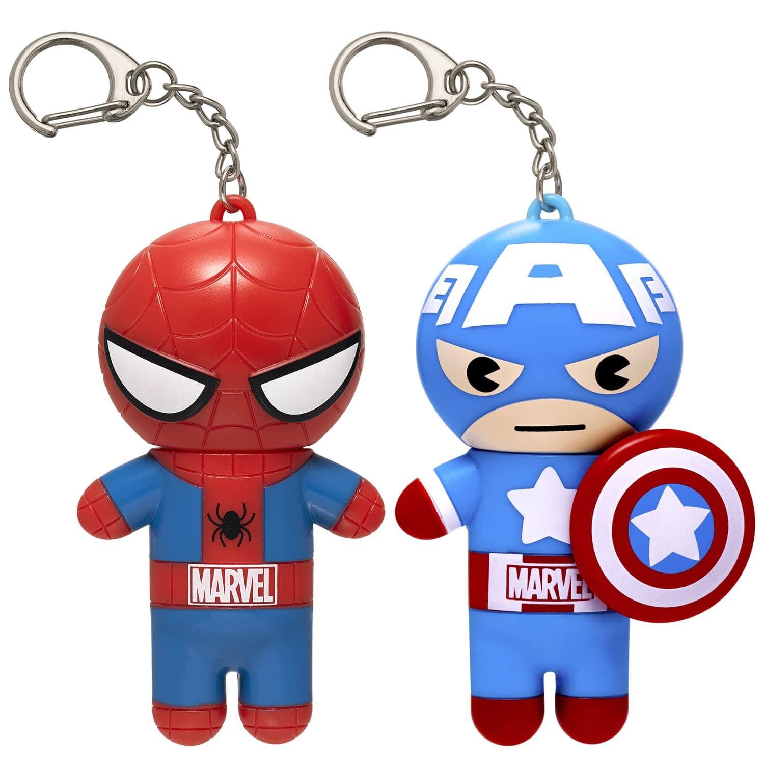 Marvel, keychain, lip balm for kids - Spiderman & Captain America