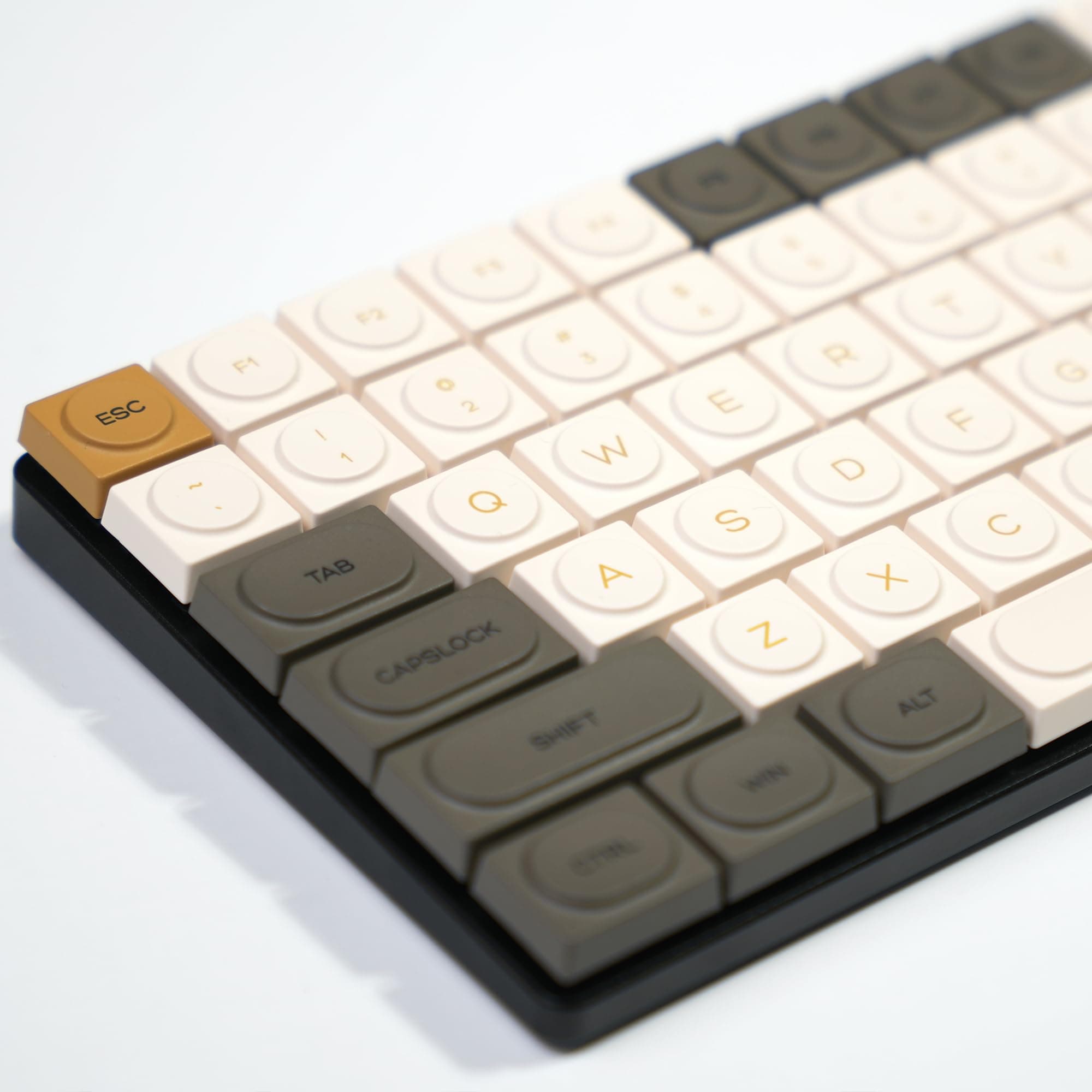 KBDiy Glimmer Doys Keycaps Low Profile Dye-Sublimation PBT Retro Custom Keyboard Keycap,140 Keys Cap Set for Cherry Gateron MX Switches Mechanical Keyboards