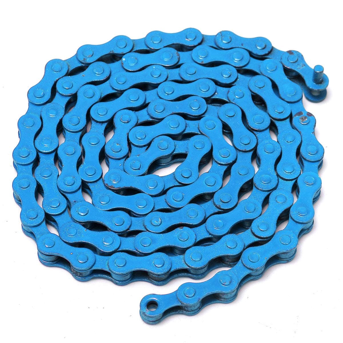 1/2 X 1/8Inch 96 Links Single Speed Colorful Chain Fixed Gear MTB BMX Bike Bicycle Sport Road - Sky Blue