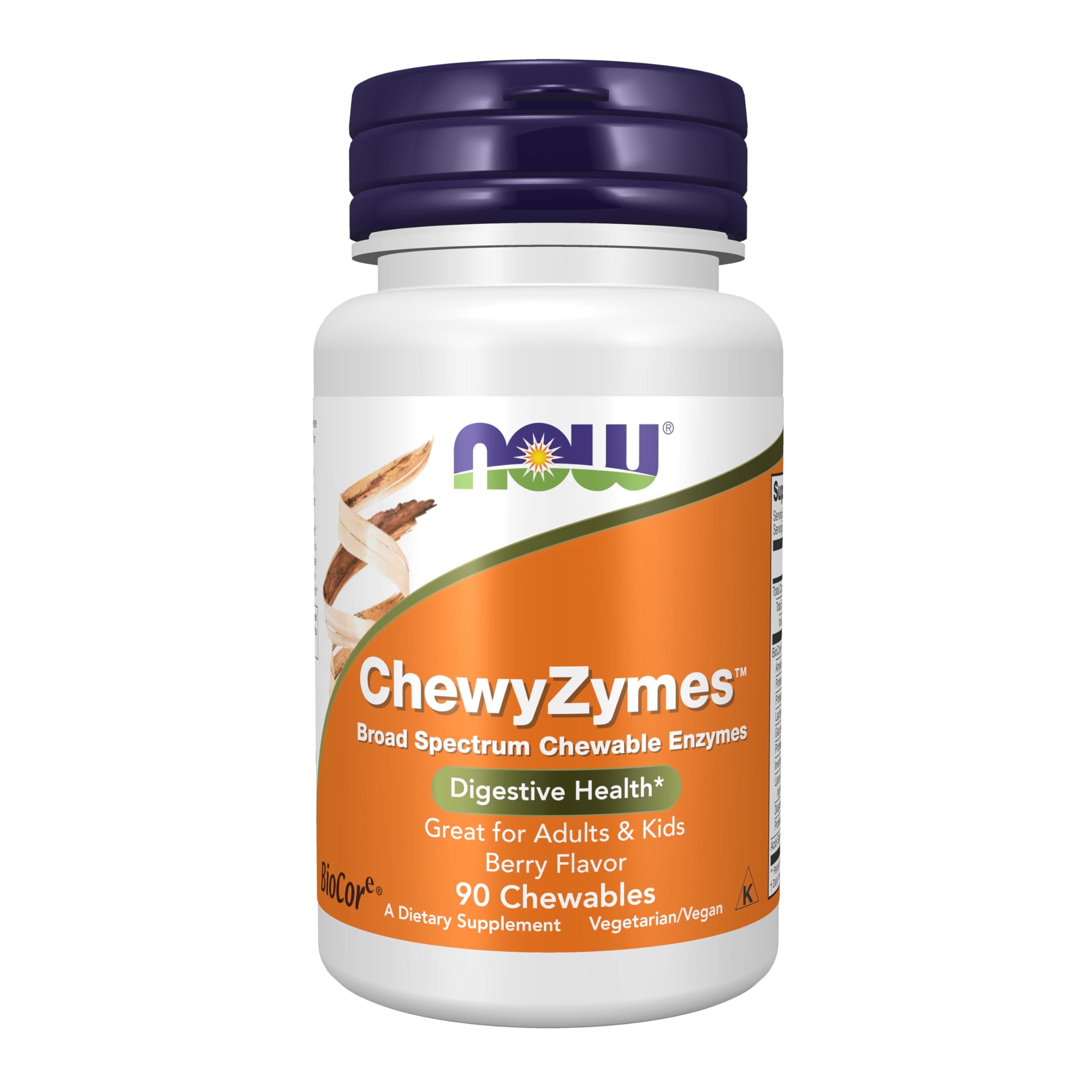Supplements, ChewyZymes, Broad Spectrum Chewable Enzymes, Berry Flavor, 90 Chewables