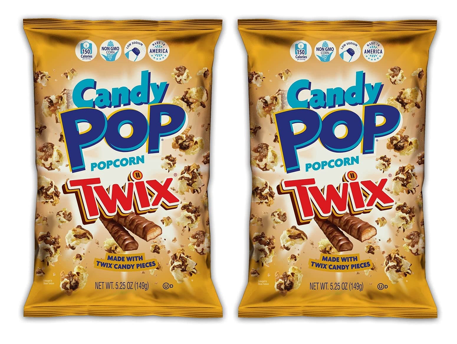 TWIX Candy Coated Popcorn (5.25oz bags, 2-Pack)