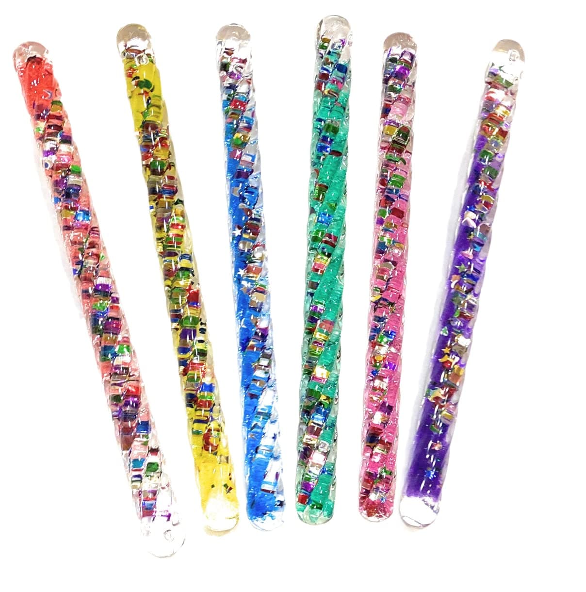 Spiral Glitter Wand 6.5 inch