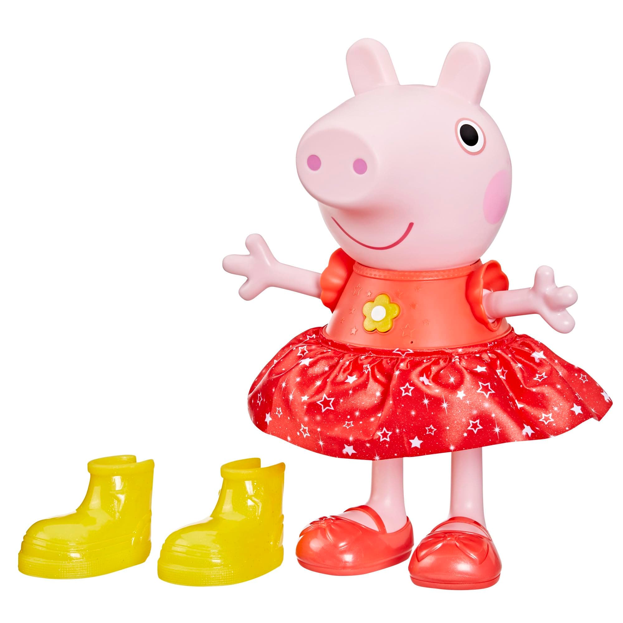 Peppa Pig Peppa’s Muddy Puddles Party Doll, Yellow