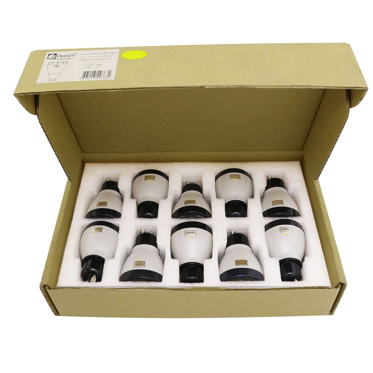 New Commercial GU10 2.5W LED Lights (Amber)