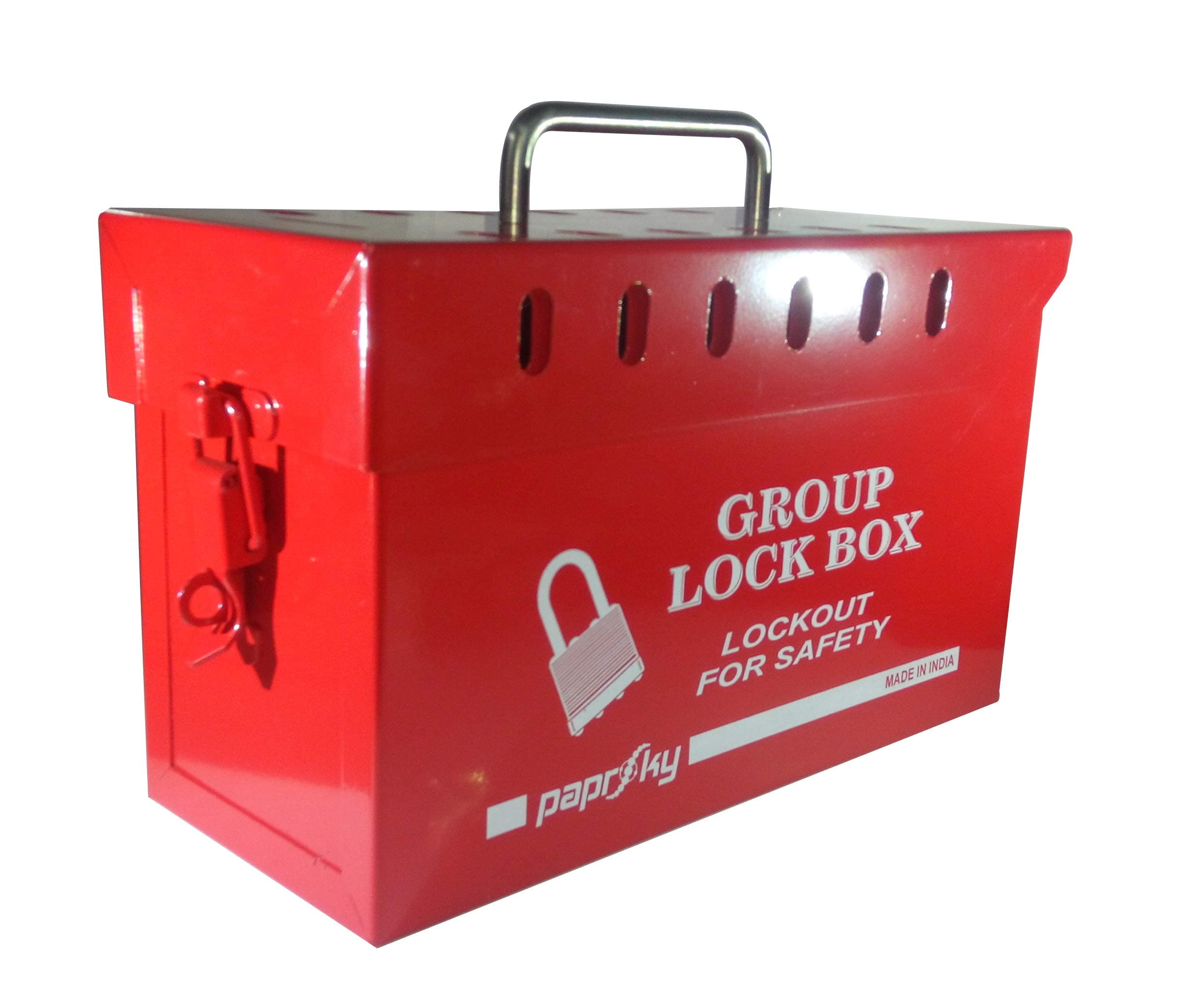 Group Lock Box - 13 Locks (RED) - PS-LOTO-GLB13