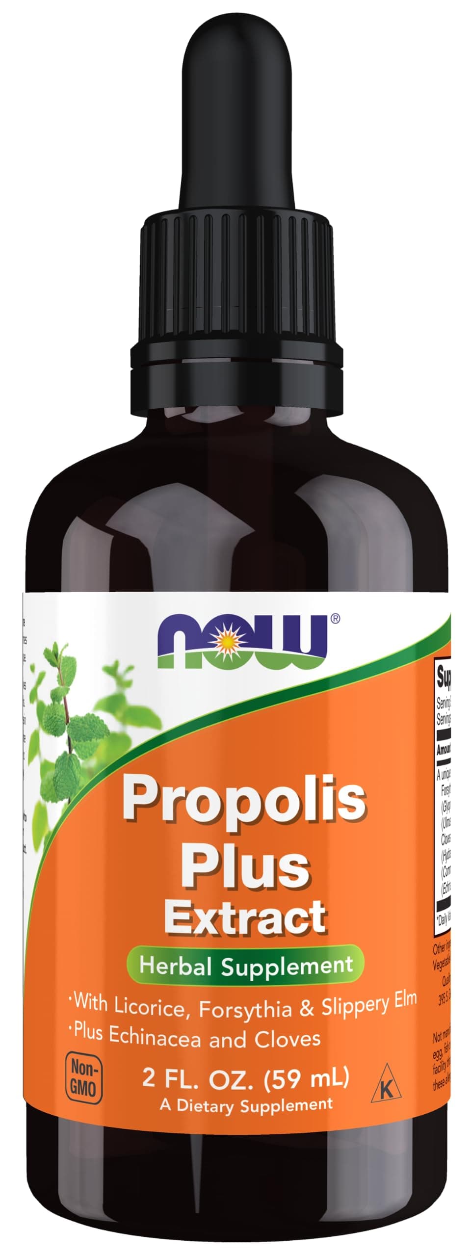 Supplements, Propolis Plus Extract Liquid with Dropper, Herbal Supplement, 2-Ounce