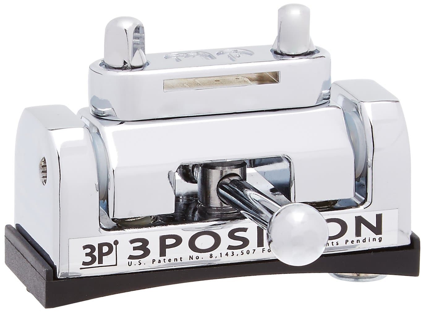 Drum Workshop DWSM2158 Three Position Butt Plate, Chrome