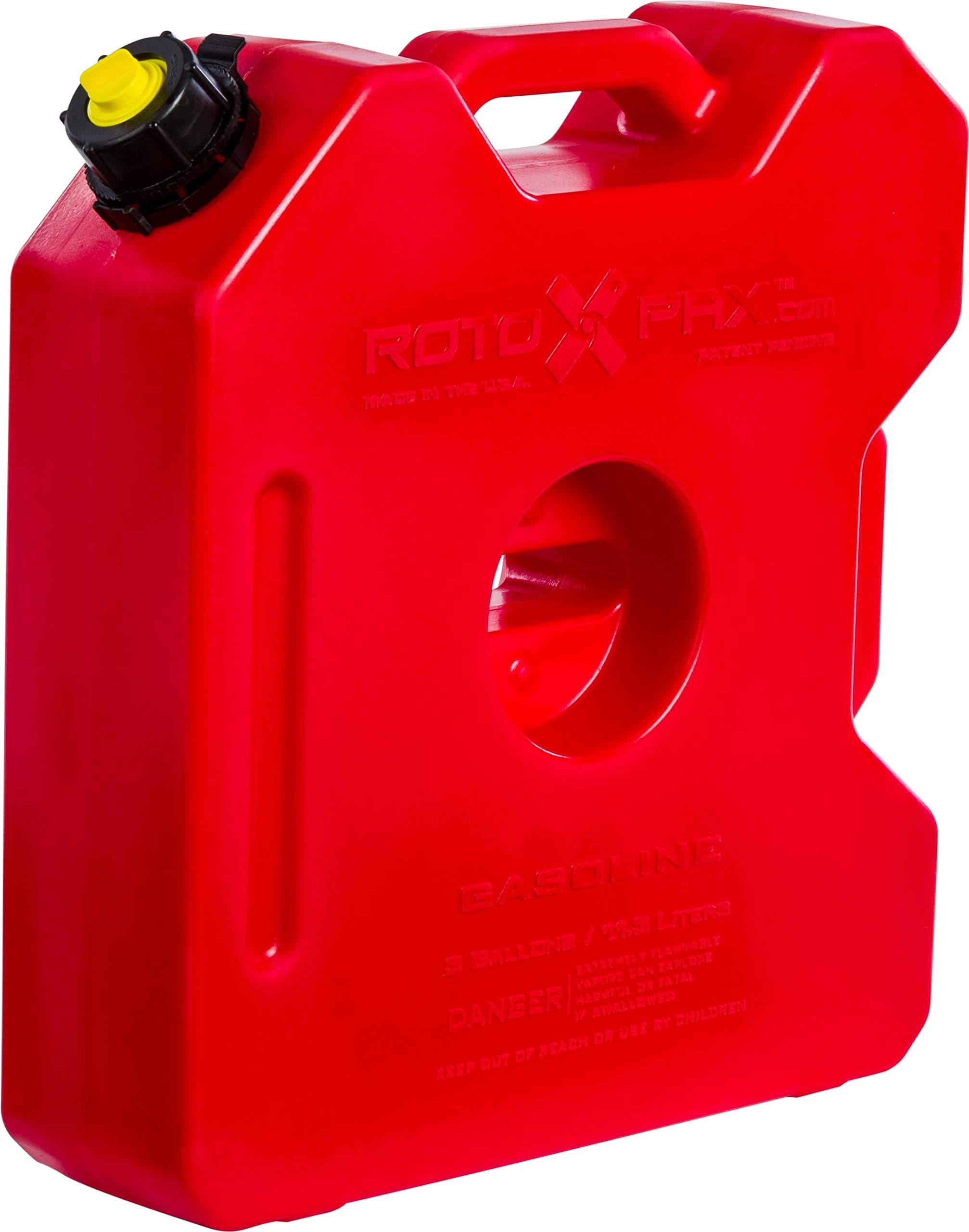 ROTOPAX Red 3 Gallon Gas Pack 17" x 16" x 5" RX-3G