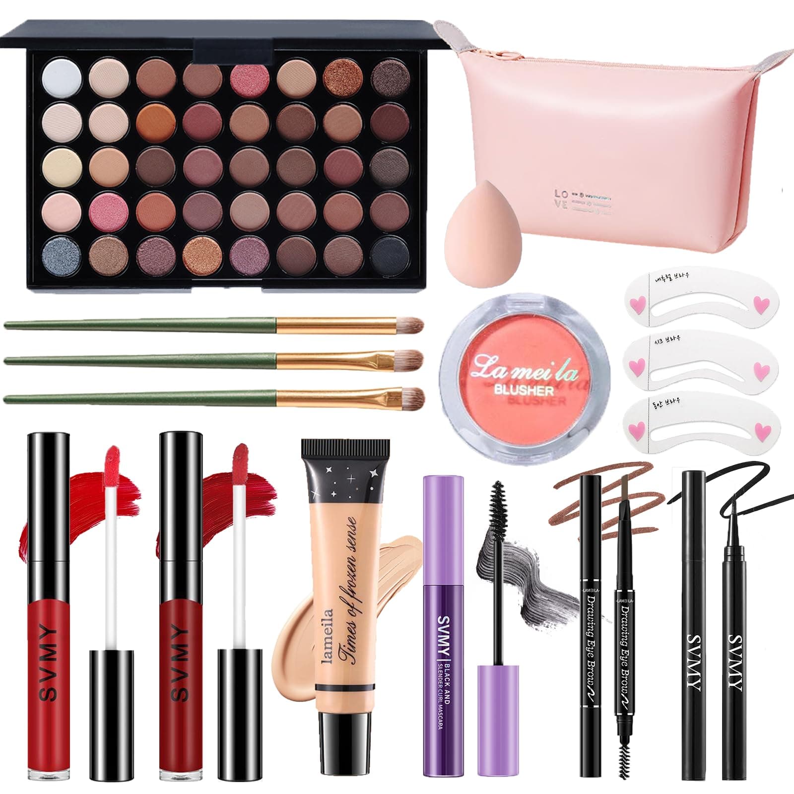 Makeup Set for Women, Makeup Full Kit for Beginners & Professionals, Travel Makeup Set for Teens & Adults, Makeup Gift Set for Girls, Eyeshadow Palette, Lip Gloss, Face & Eye Make up