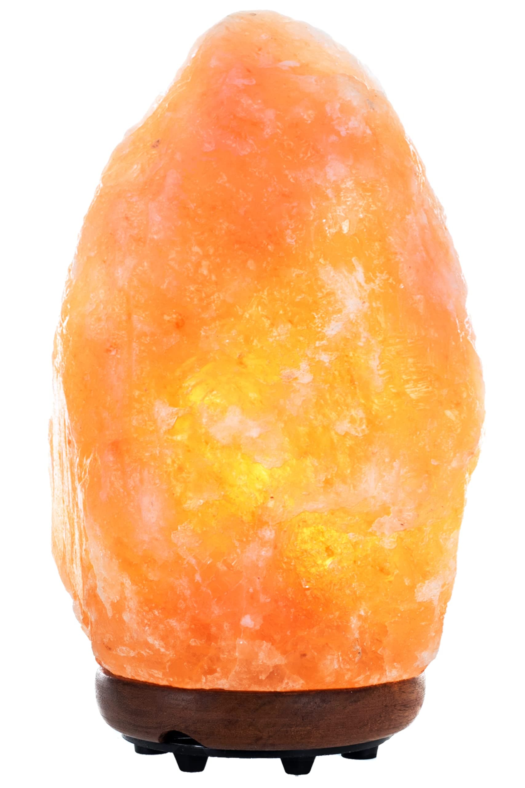 Giggi 2-3 KG Salt Lamp | Premium 100% Natural Himalayan Salt Lamp Hand Crafted Wooden Base Salt Lamps Himalayan | Pink Salt Lamp | Bedside Lamp | Rock Salt Lamp Night Light Crystal Lamp SAD Lamp