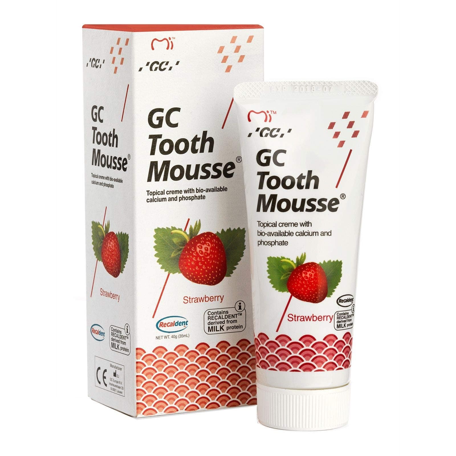 3 to 5 Days Fast Delivery GC Tooth Mousse Strawberry Flavor