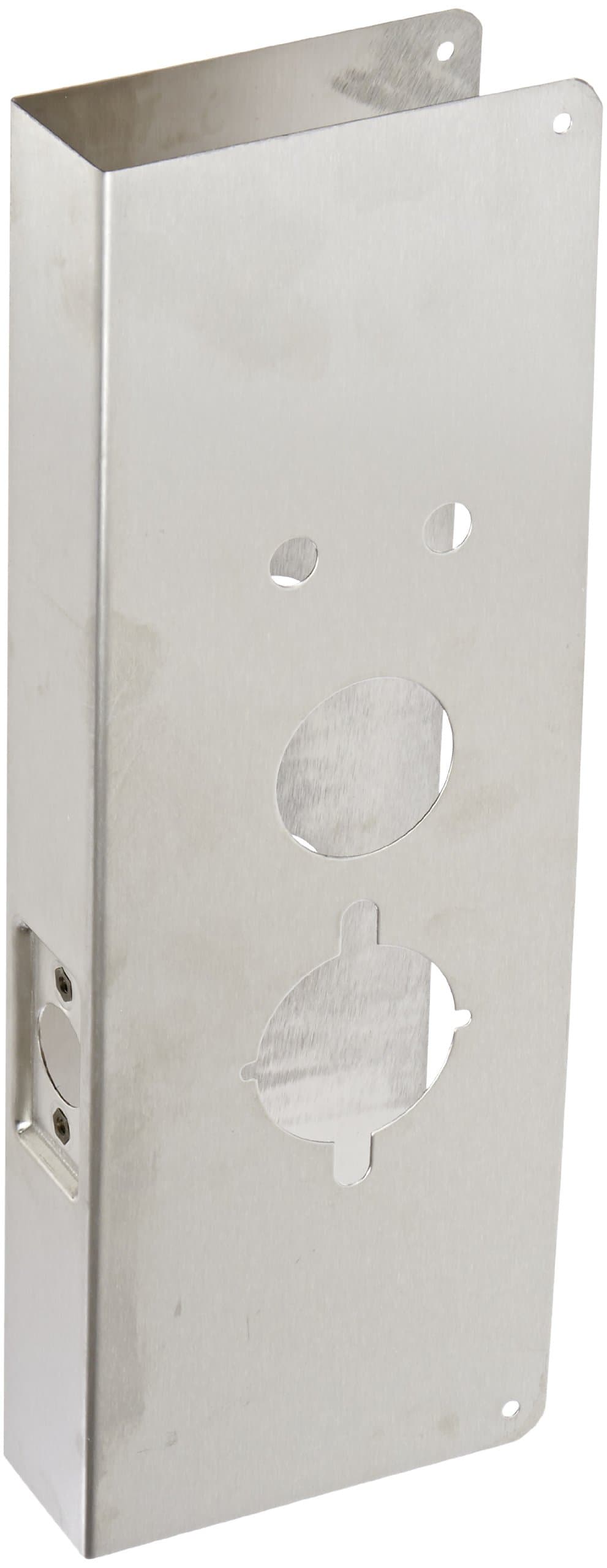 Don-Jo 27-CW 22 Gauge Stainless Steel Wrap-Around Plate, Satin Stainless Steel Finish, 5" Width x 15" Height, for Alarm Lock and Trilogy Lock