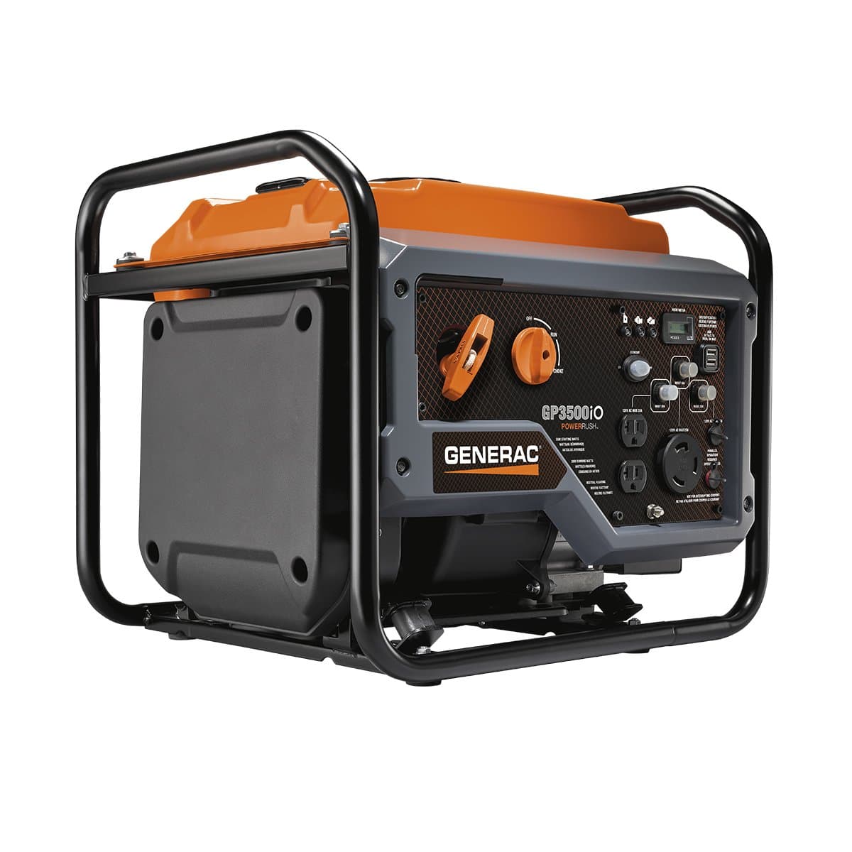 Generac GP3500iO Open Frame RV Ready Inverter Generator - 3500 Starting Watts with PowerRush Technology