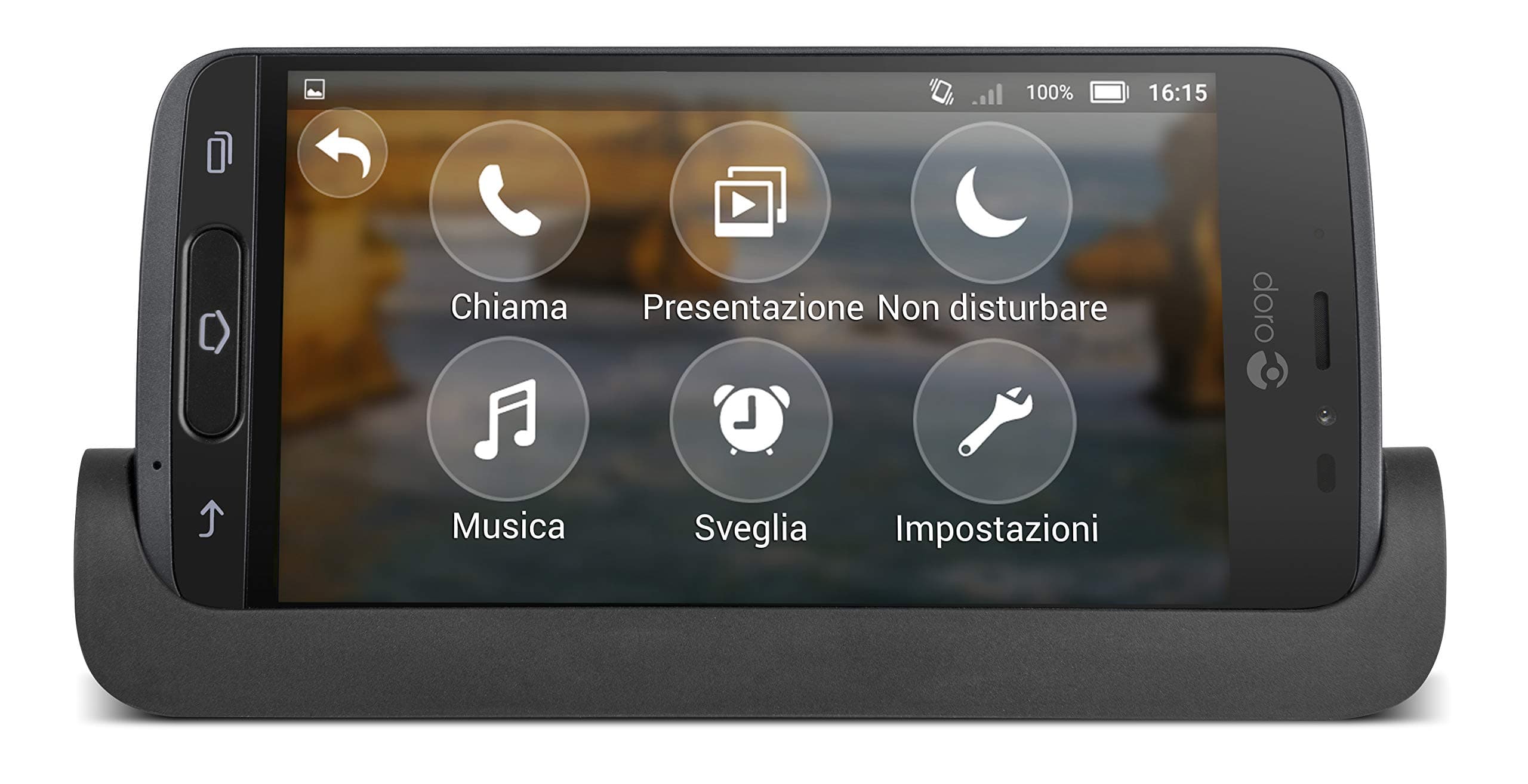 Doro 7306 Phone 8040 16 GB UK SIM-Free Smartphone - Graphite