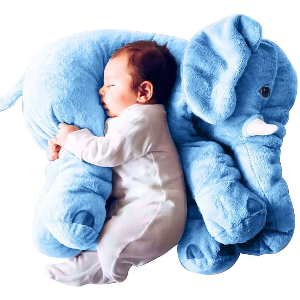 Pelande Elephant Cuddly Toy stuff Plush Toys Large kids friend (blue)