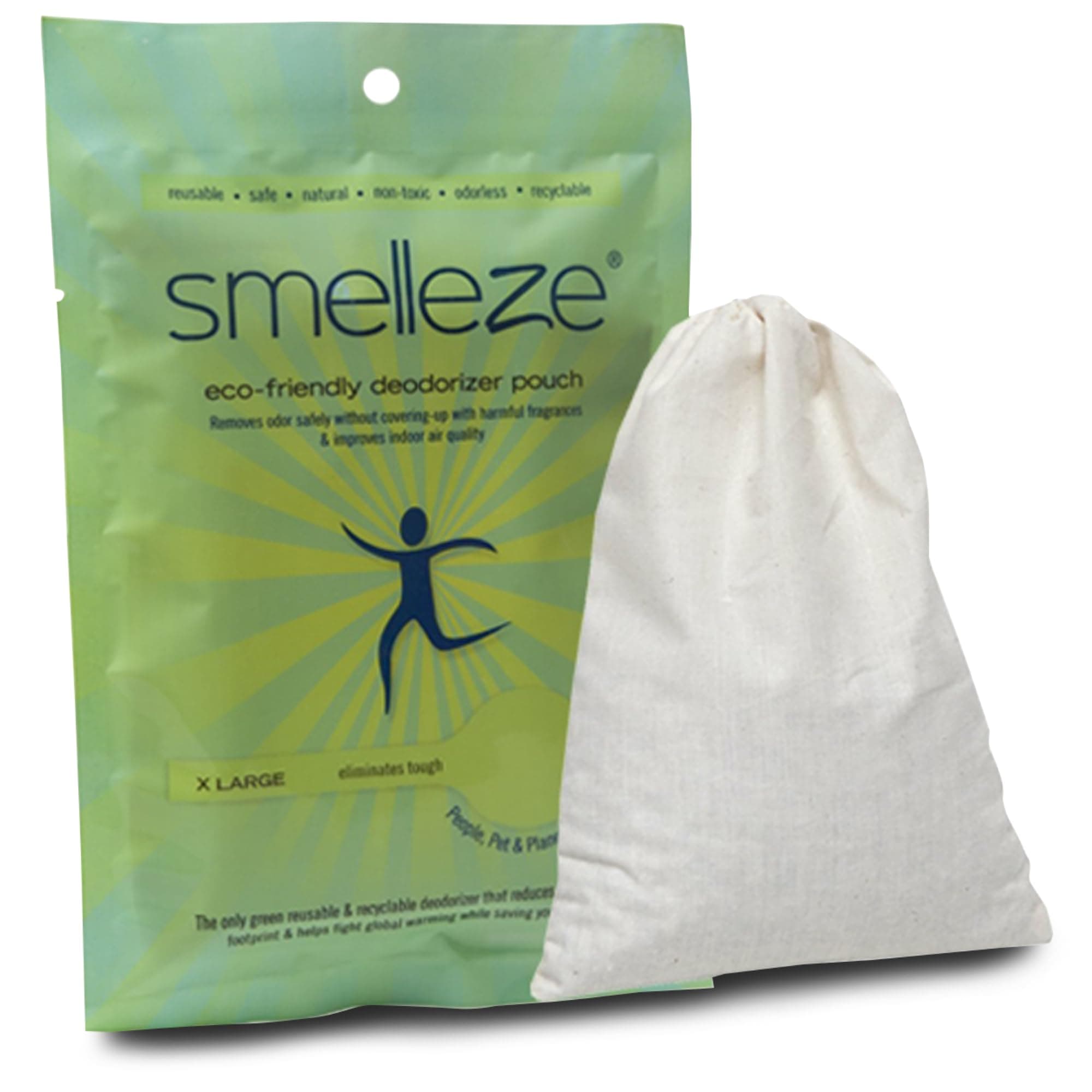 Reusable Cooking Smell Removal Deodorizer Pouch: Get Food Odor Out Without Fragrances in 150 Sq. Ft.
