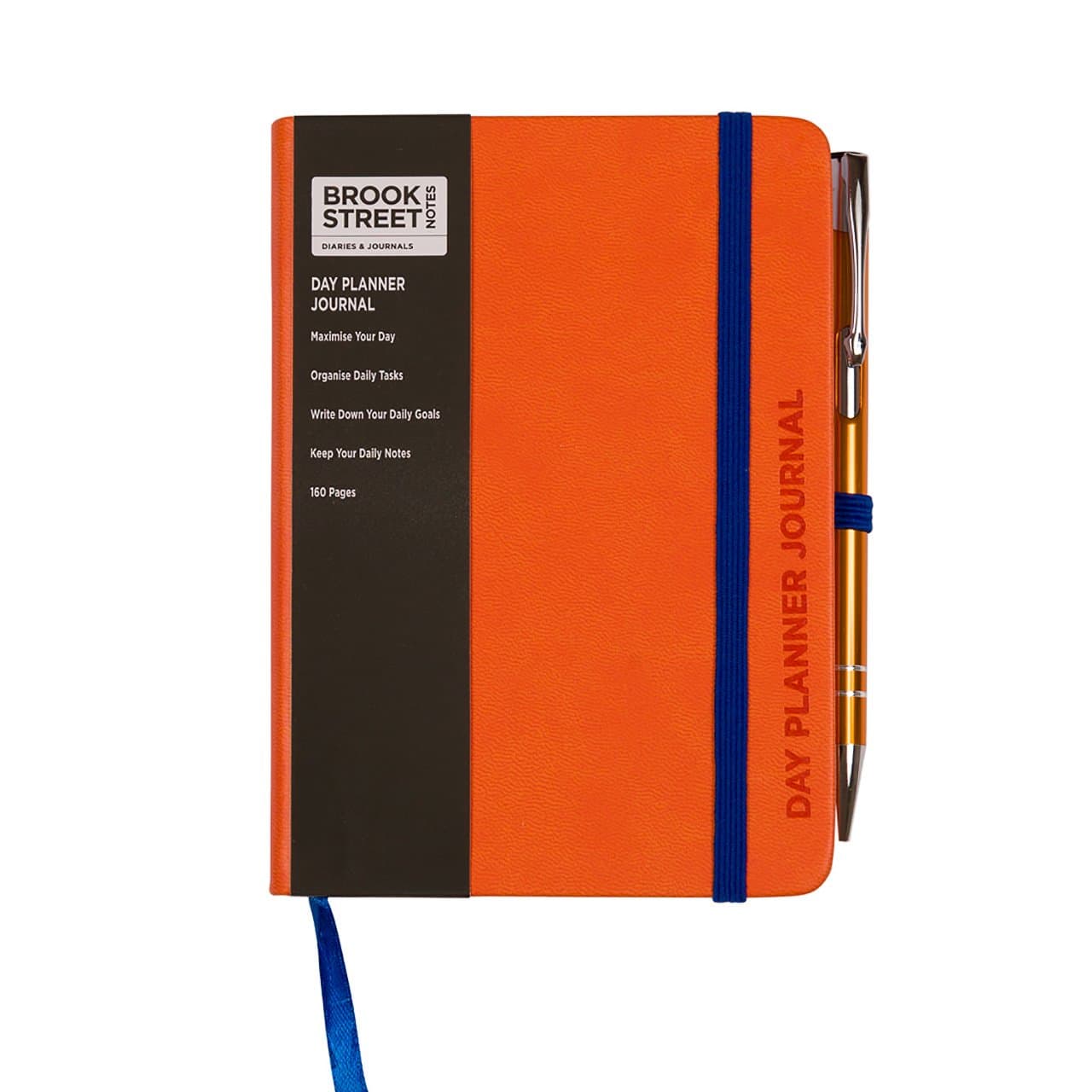 Day Planner Notebook - Hardback A6 (Bright Orange)
