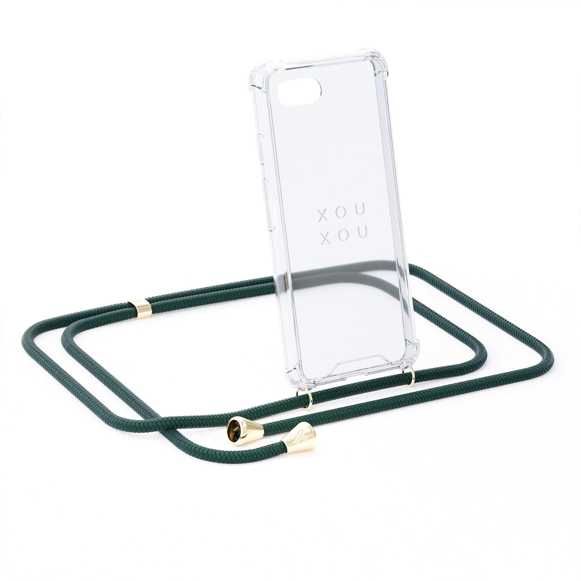 Xouxou® Smartphone Necklace for iPhone 11 (Case with Cord Strap) in Emerald