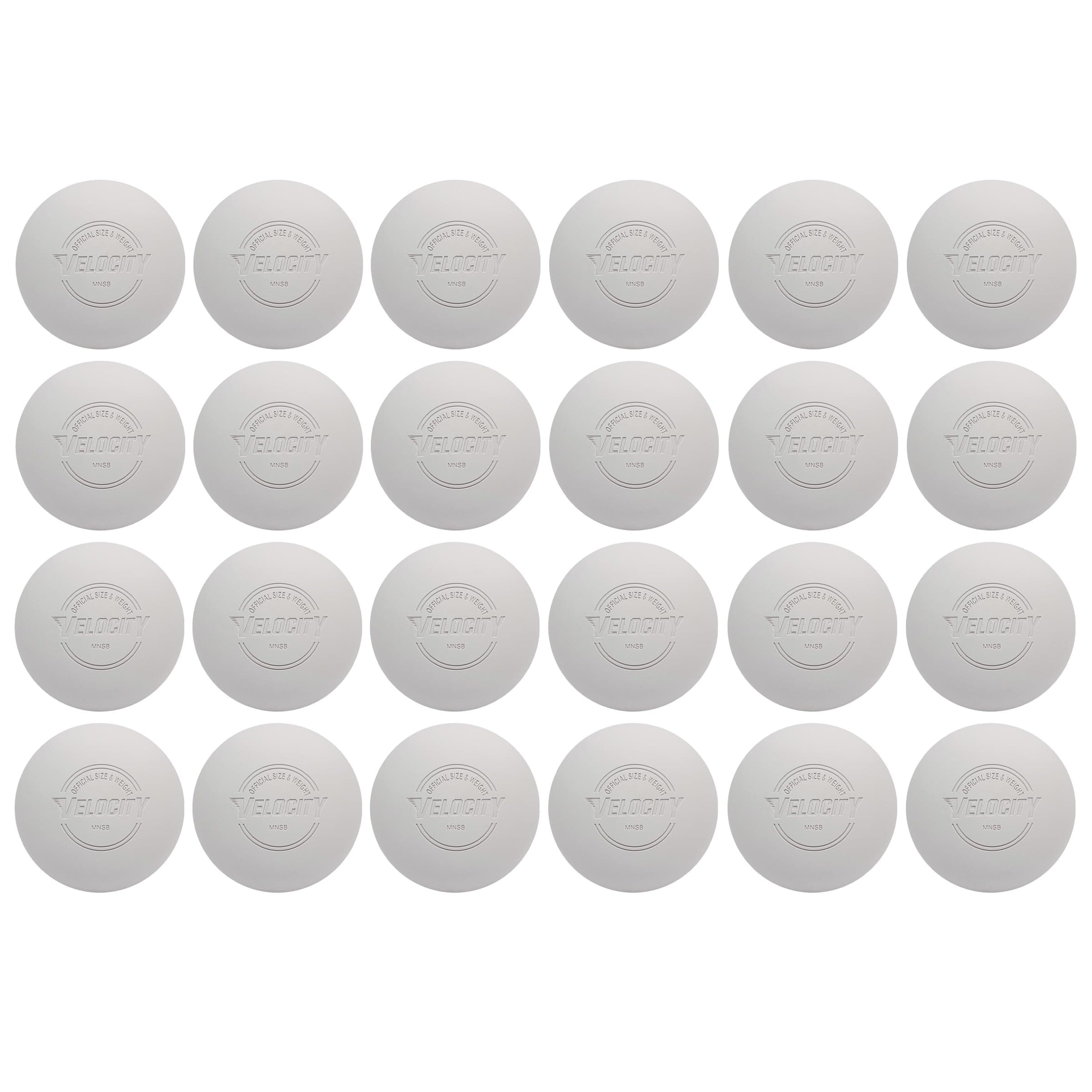 Velocity Lacrosse Balls - 1, 2, 3, 6, 12, 18, 24, 36, 60 and 120 Packs - for Practice, Official NFHS and College Approved Size