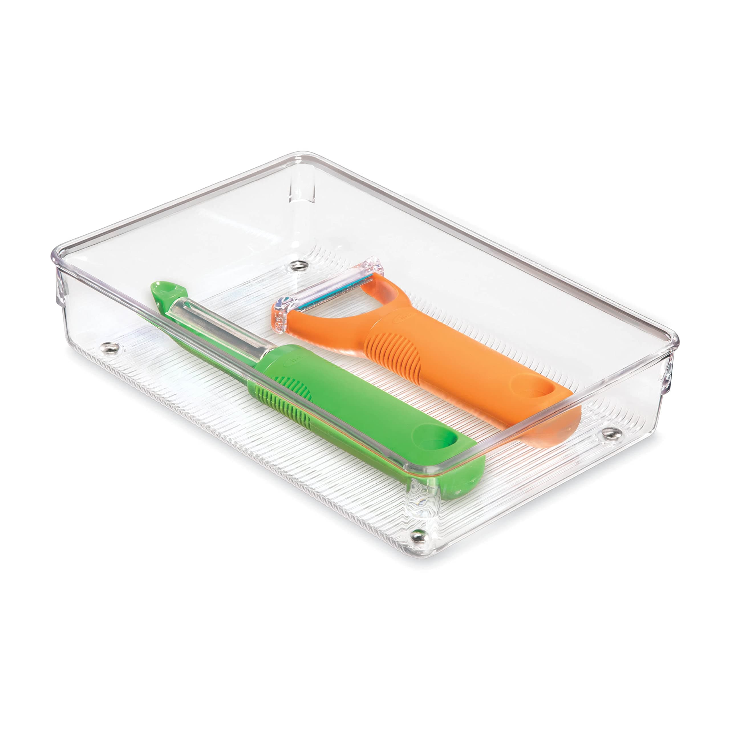 Linus BPA-Free Plastic Drawer Organizer - 6" x 9" x 2.25", Clear