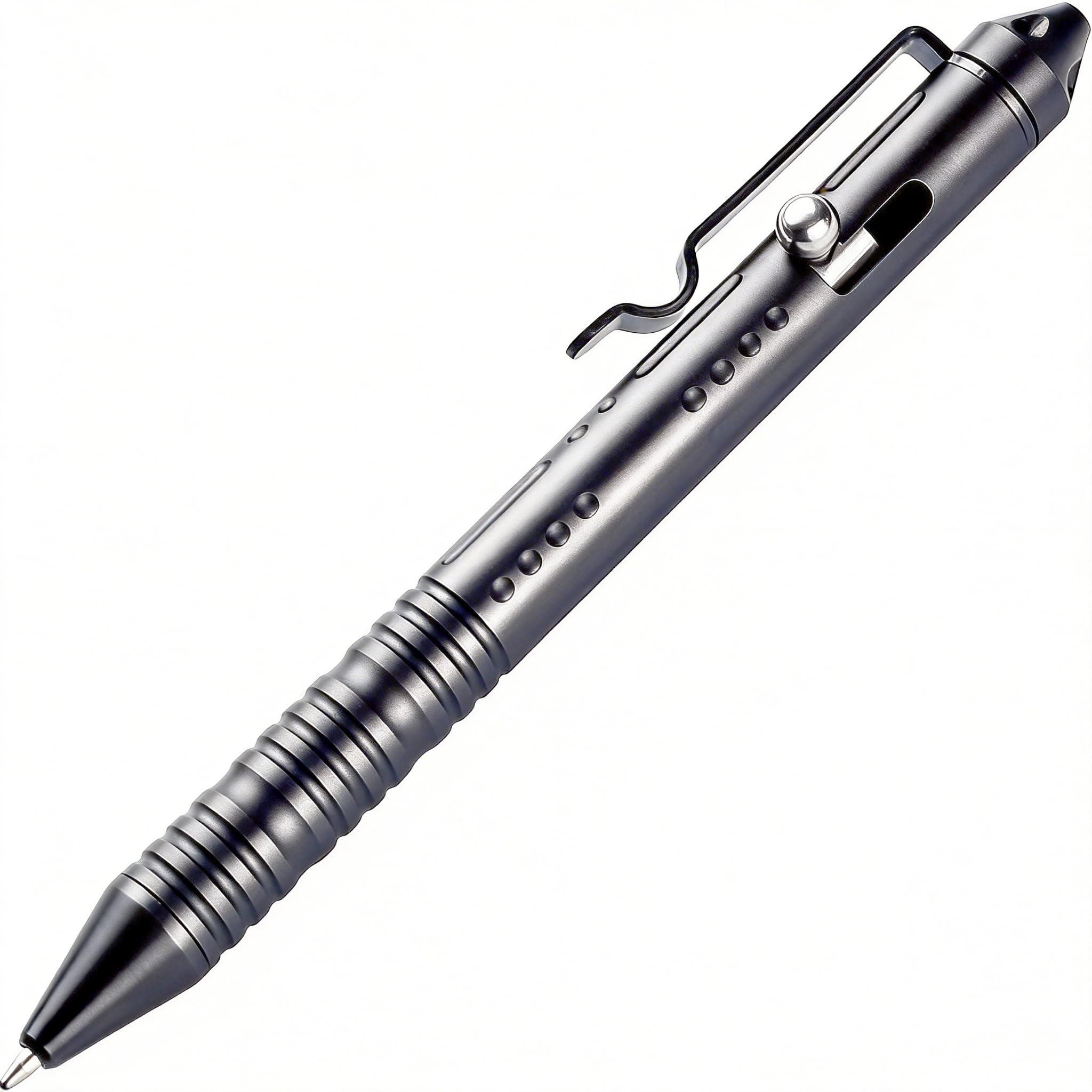 Bolt Action Pen with Tungsten Side 3 Colors for EDC Pocket Color Black(TP156)