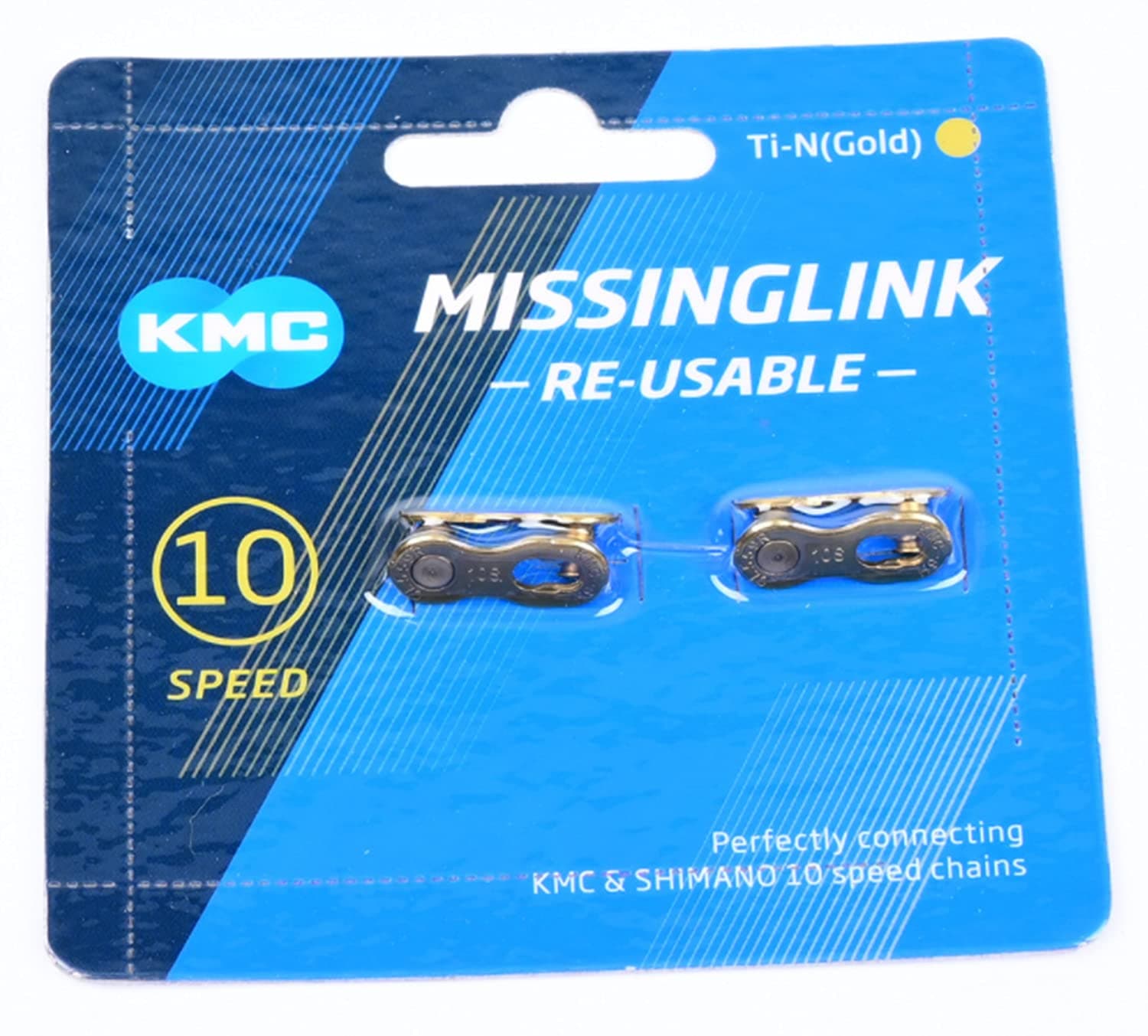 KMC Missing Link7,8,9,10,11,12 Speed Silver/Gold (New Blue Packing)
